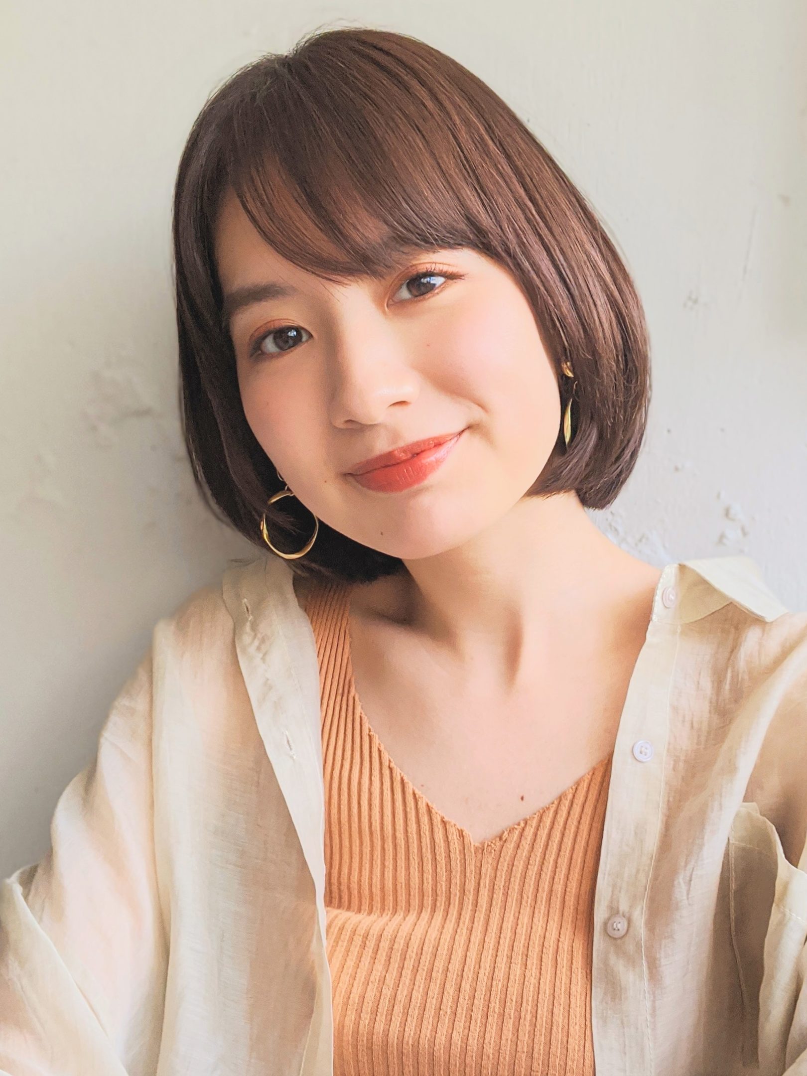 大人可愛いしなやかボブ♪