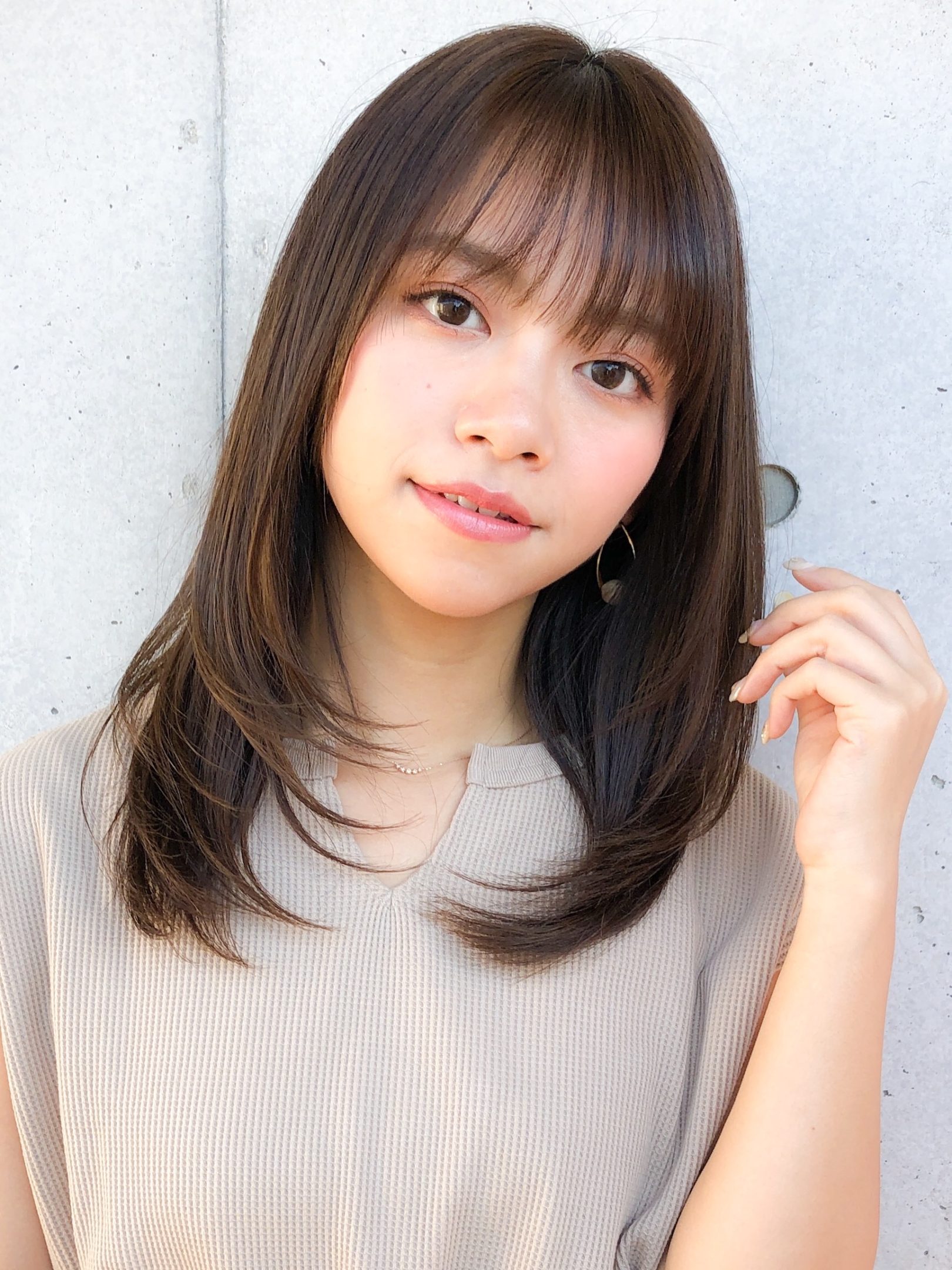 『Agnos 青山 石川』ナチュラルレイヤーセミディ♪