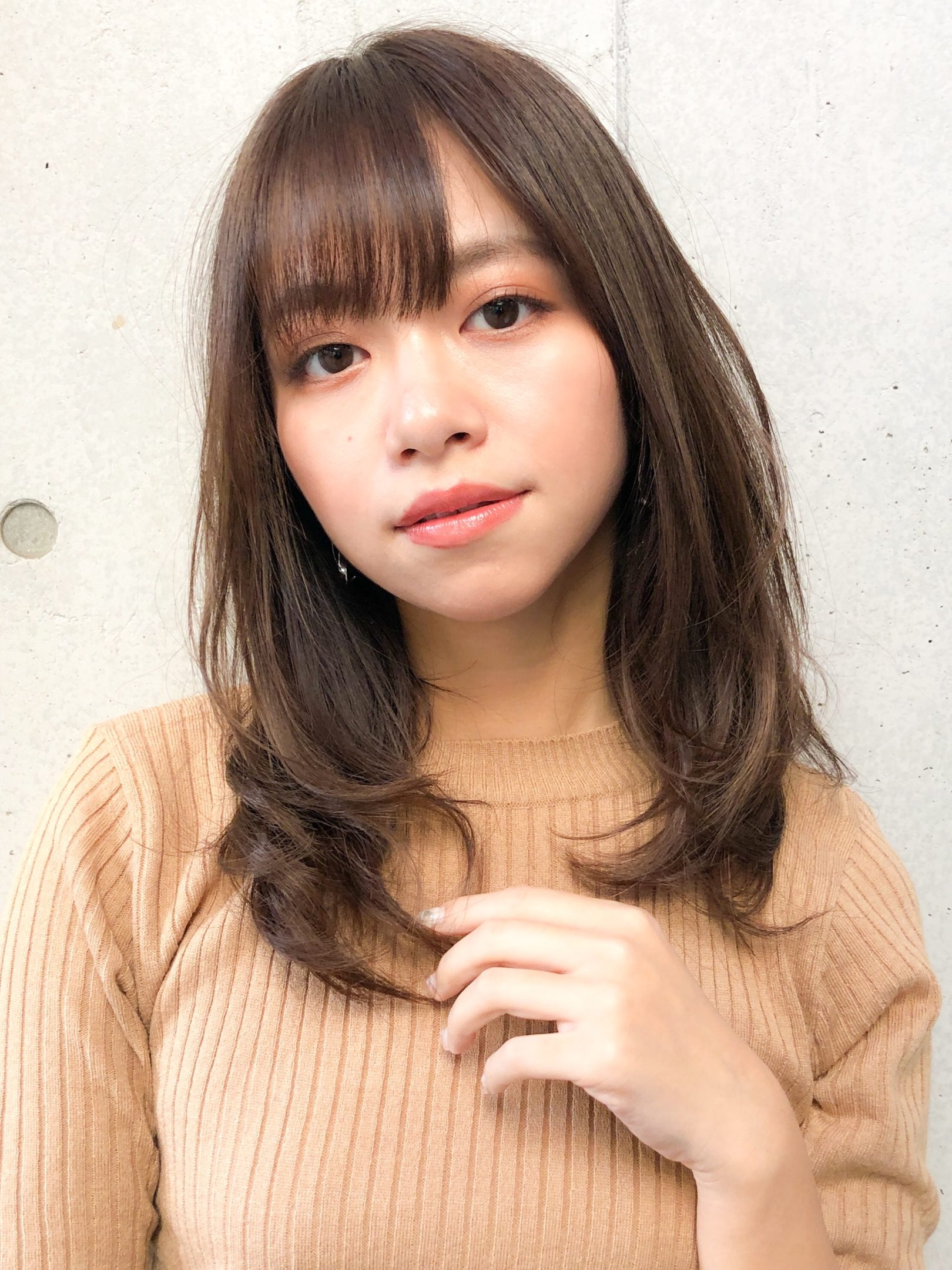 『Agnos 青山 石川』大人可愛いレイヤーセミディ♪