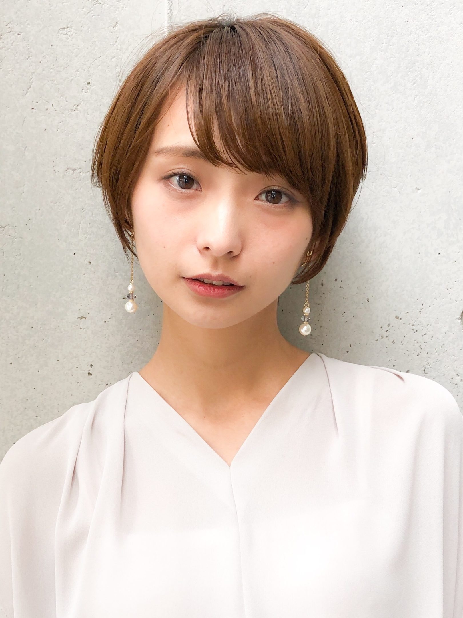 『Agnos 青山 石川』大人可愛いナチュラルショート♪