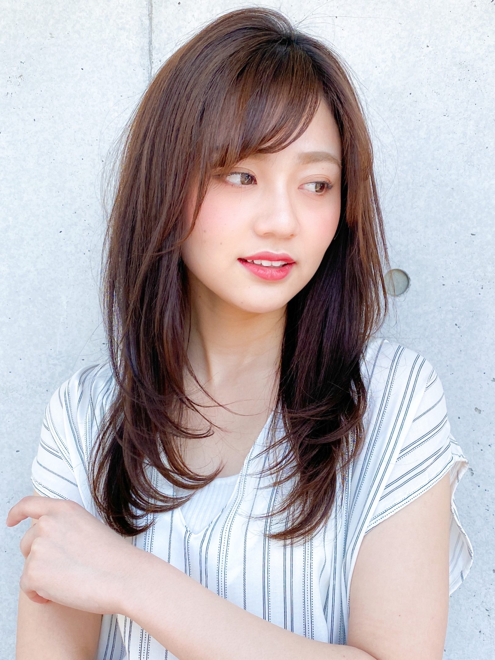 『Agnos 青山 石川』大人可愛いロングレイヤー♪