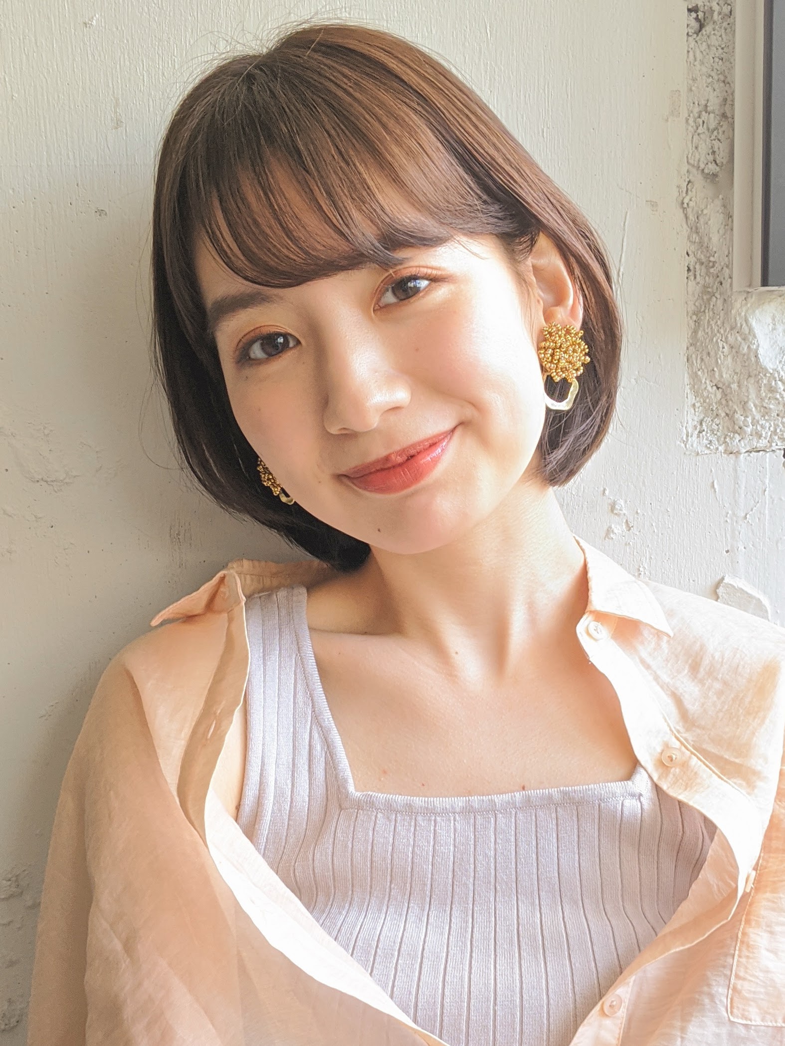 大人可愛いしなやかボブ♪