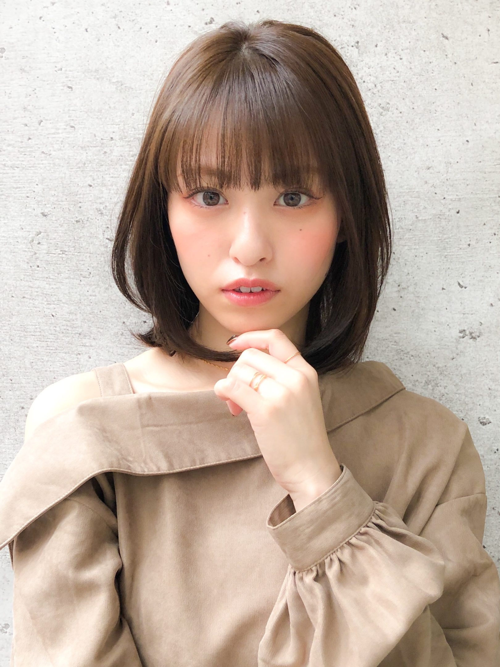 ナチュラル内巻きミディ♪