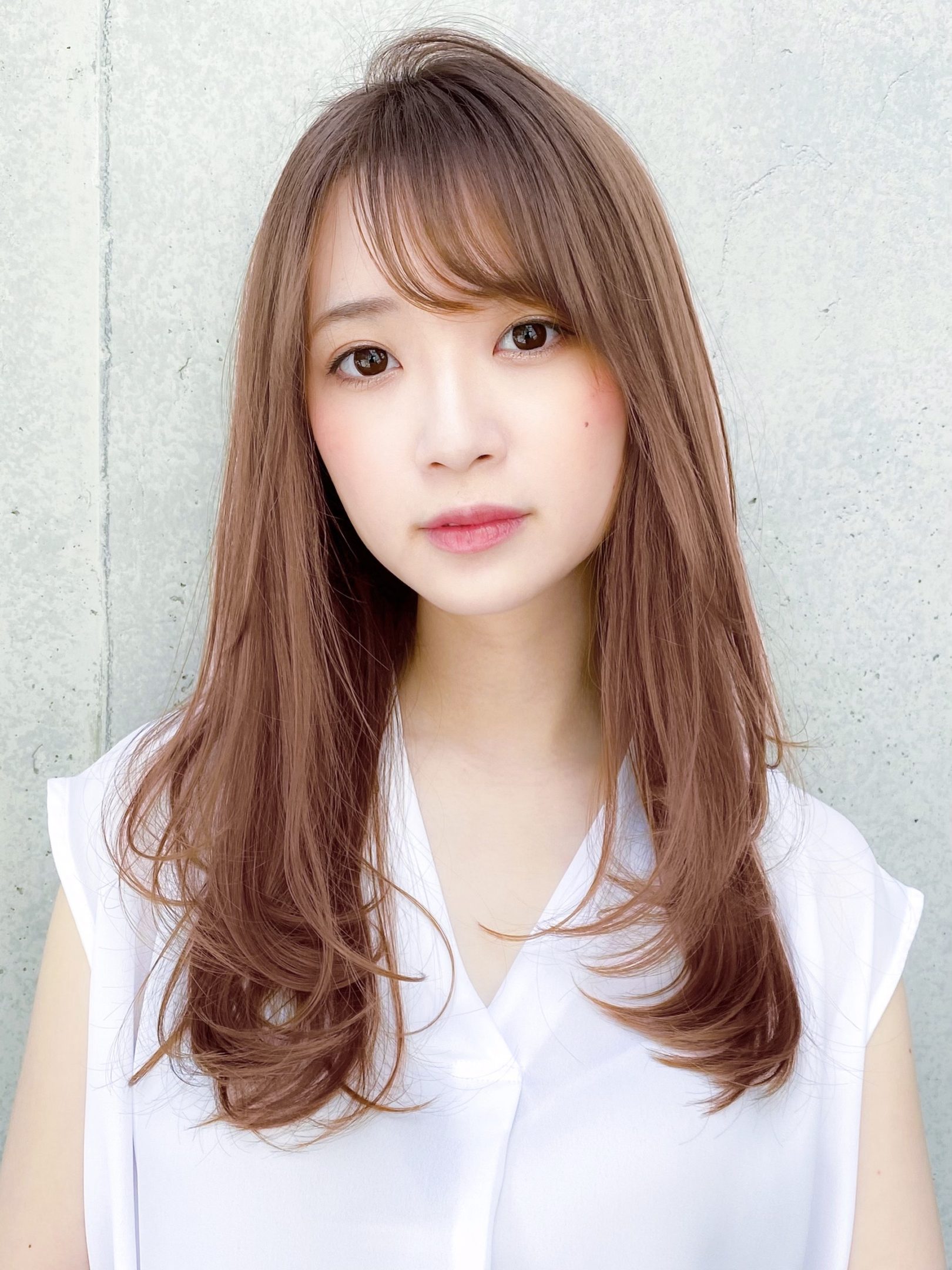 『Agnos 青山 石川』レイヤー×毛先パーマロング♪