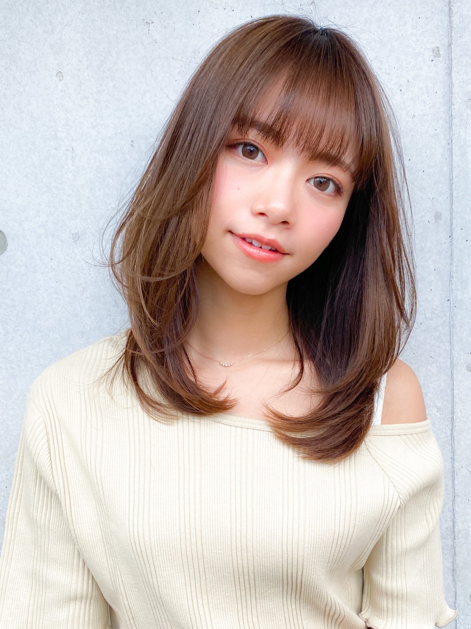 『Agnos 青山 石川』ナチュラルレイヤーセミディ♪