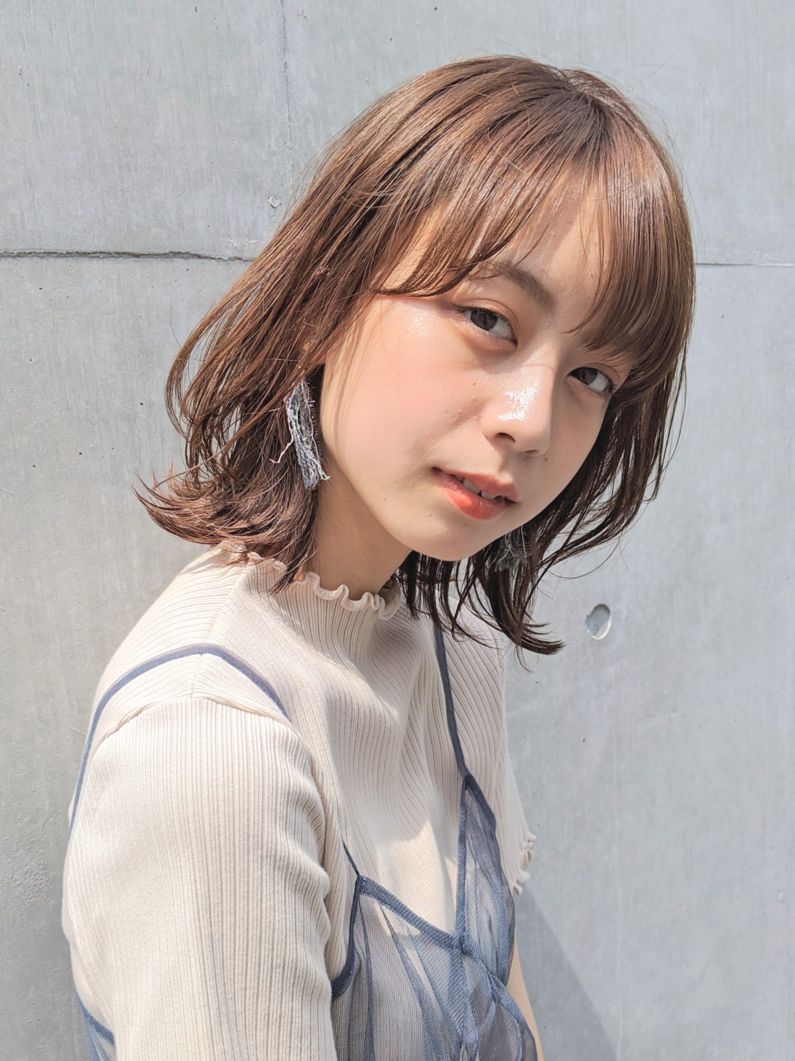 外ハネ初心者にオススメ！ひし形外ハネミディアム♪