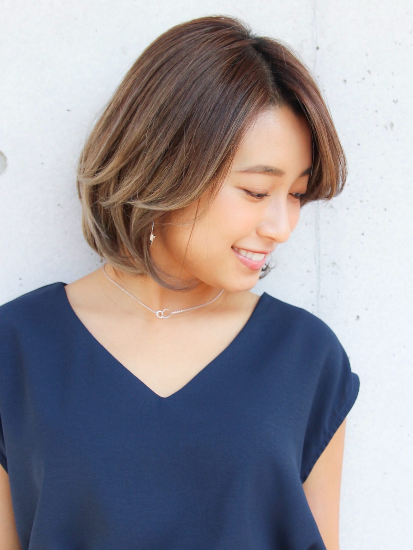 【Agnos青山 艶髪マスター 上遠野裕樹 HIROKI】＃343　くせ毛でも収まる！艶髪ボブにチェンジ！