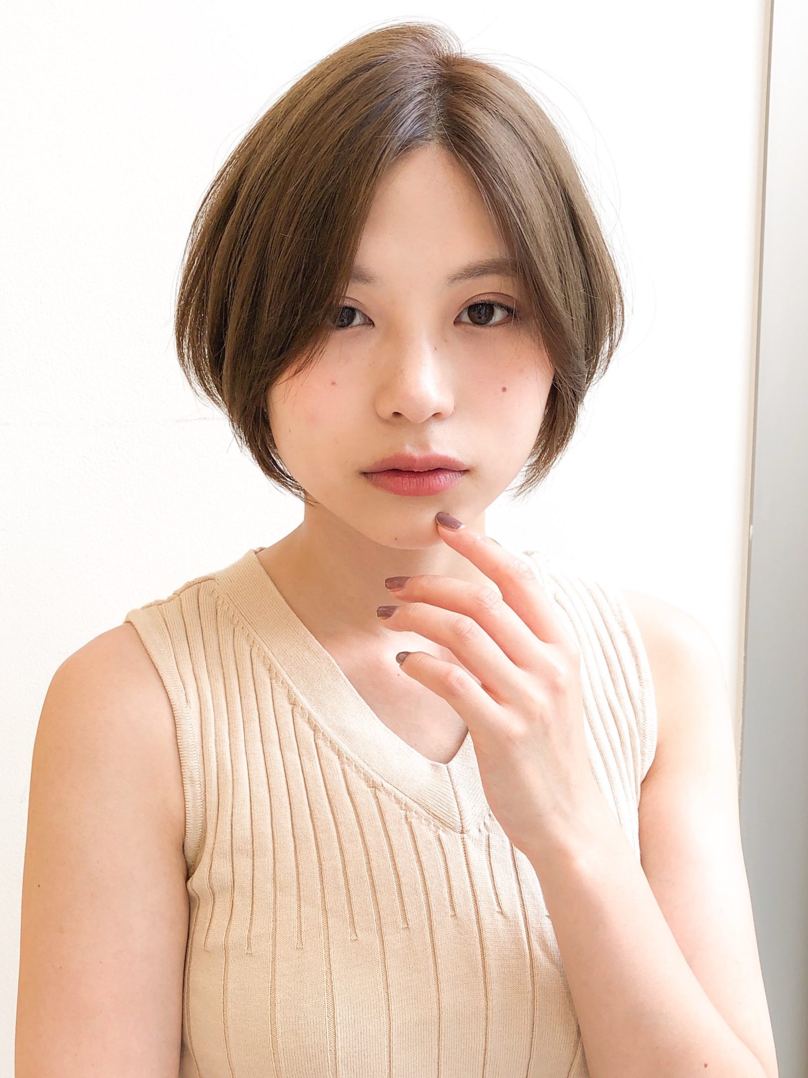 【Agnos青山 艶髪マスター 上遠野裕樹 HIROKI】＃358 丸みショートで楽チンスタイリング！シルエット◎！