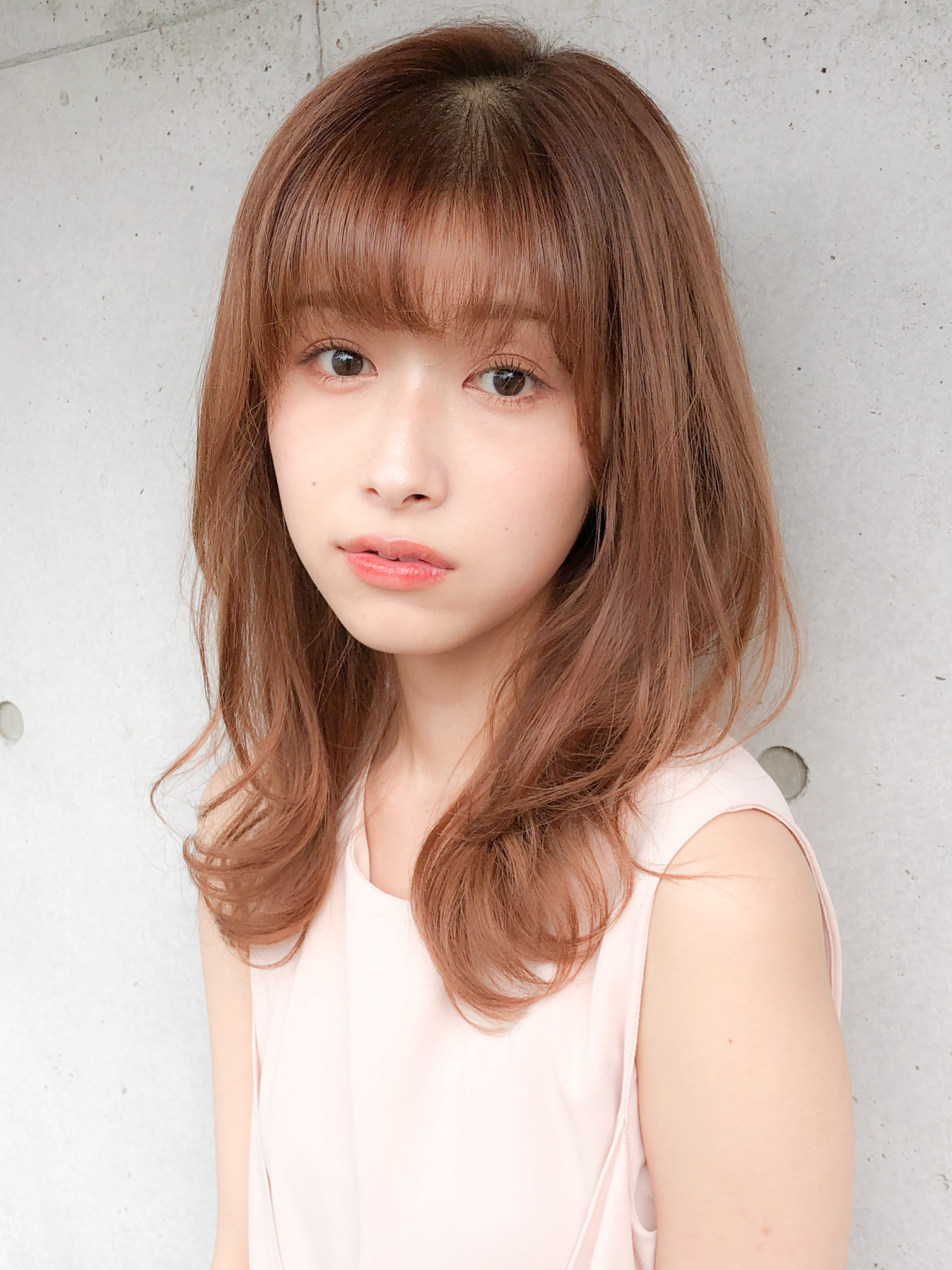 ふんわり外ハネミディ【Agnos青山　上遠野裕樹】