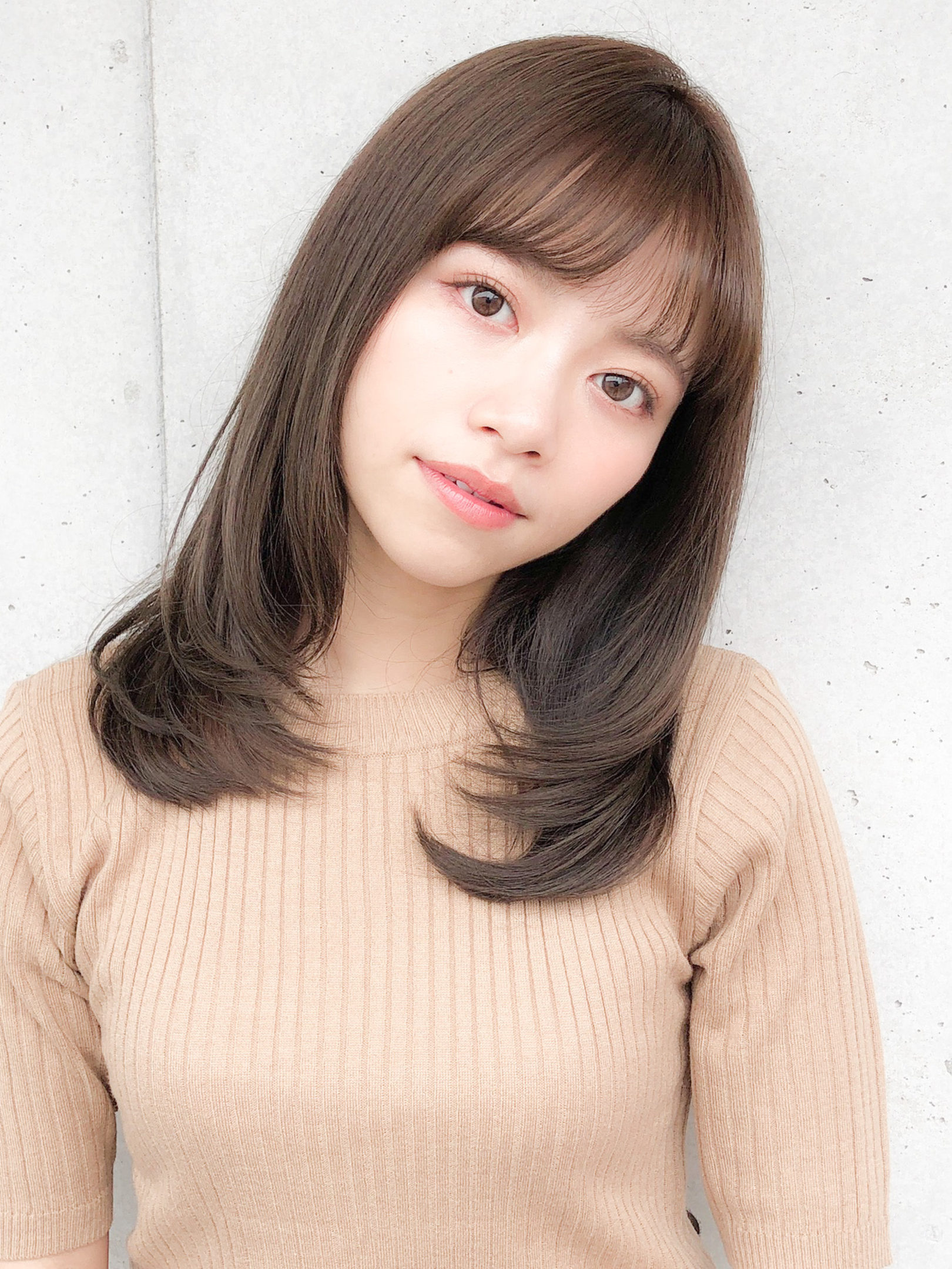 大人キレイな艶髪ミディ【Agnos青山 上遠野裕樹】