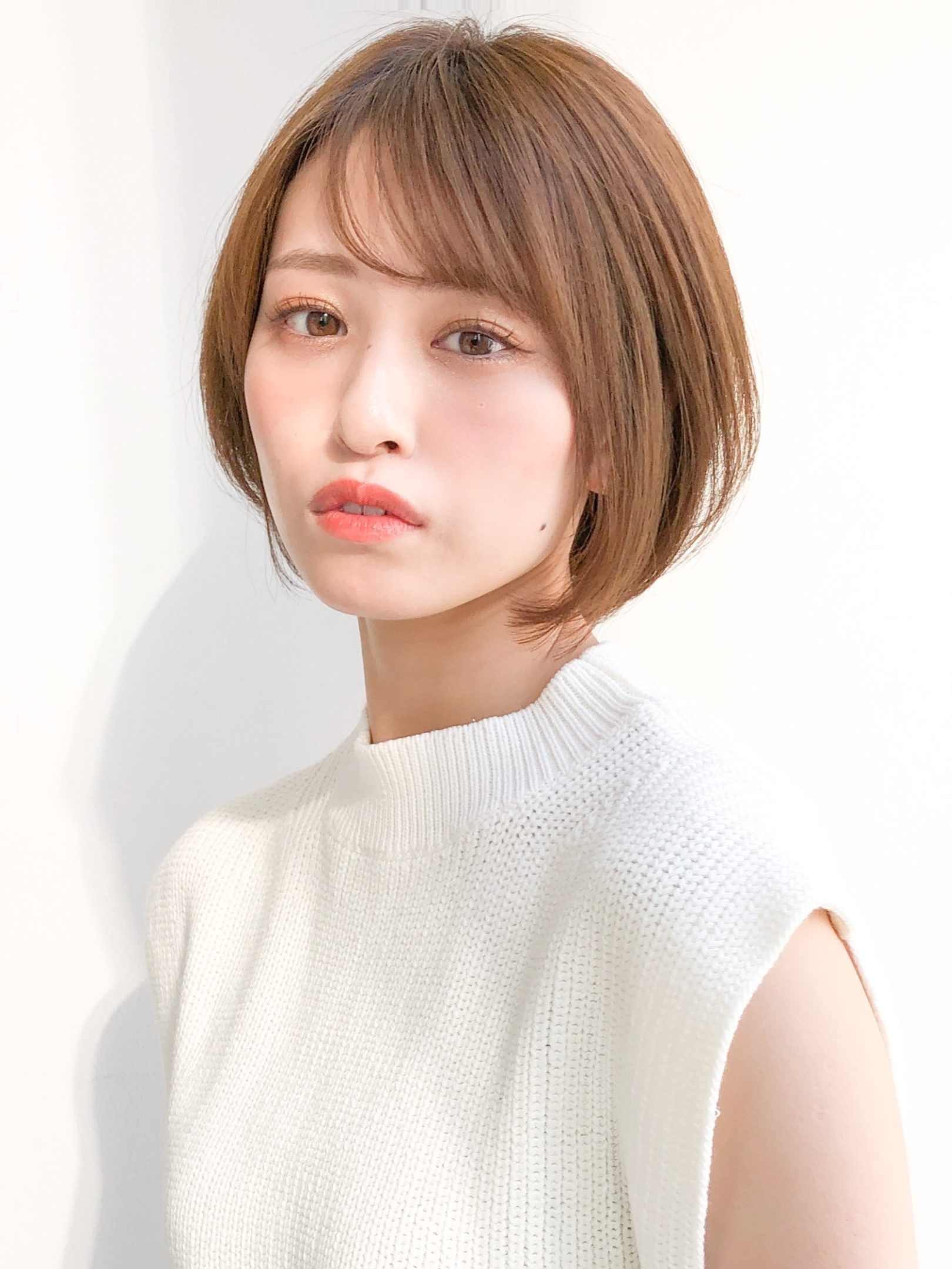 ツヤ感が大事☆収まる丸みショート【Agnos青山　上遠野裕樹】