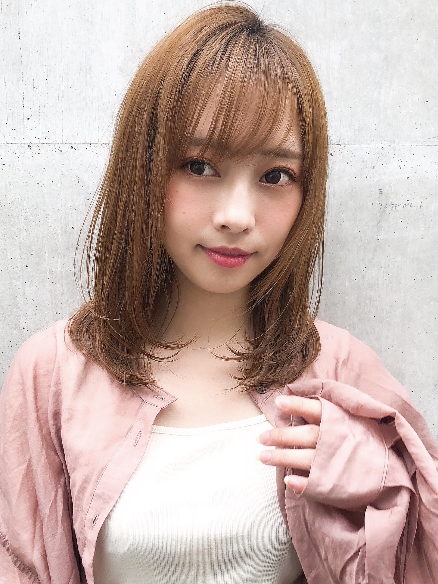 ナチュラルレイヤーで作る毛先パーマ