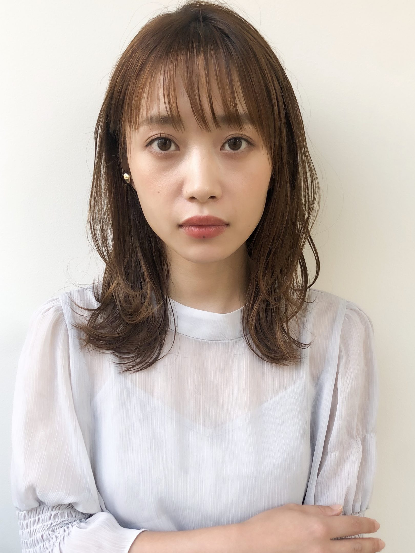 外ハネレイヤーミディアム