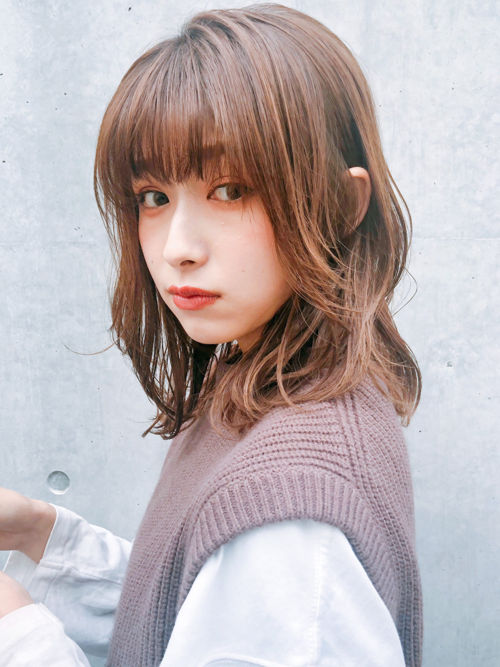 デジタルパーマで簡単かわいいレイヤースタイル