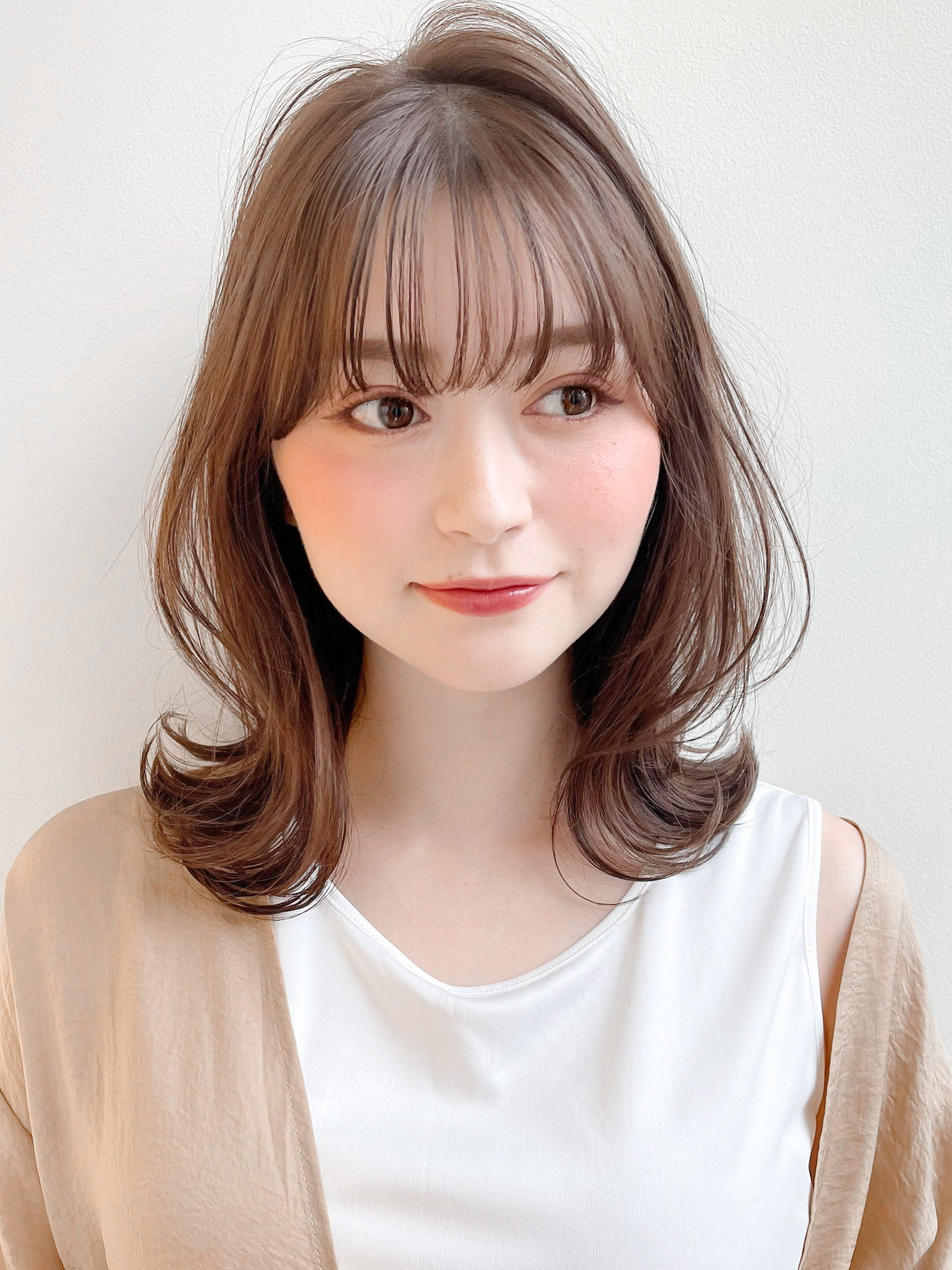 こなれミディ◎簡単スタイリング♪