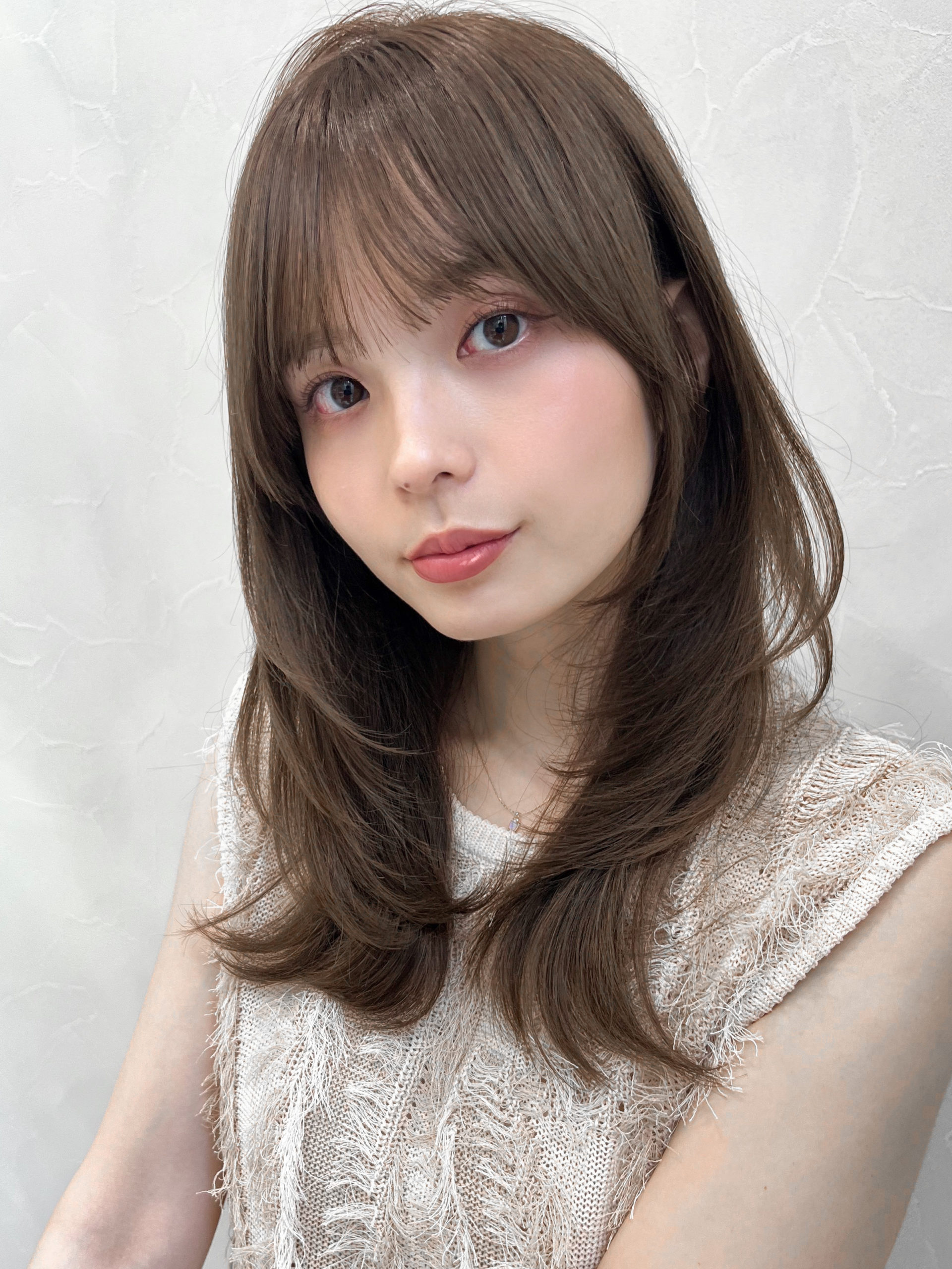 小顔見えが叶うくびれセミロング♪