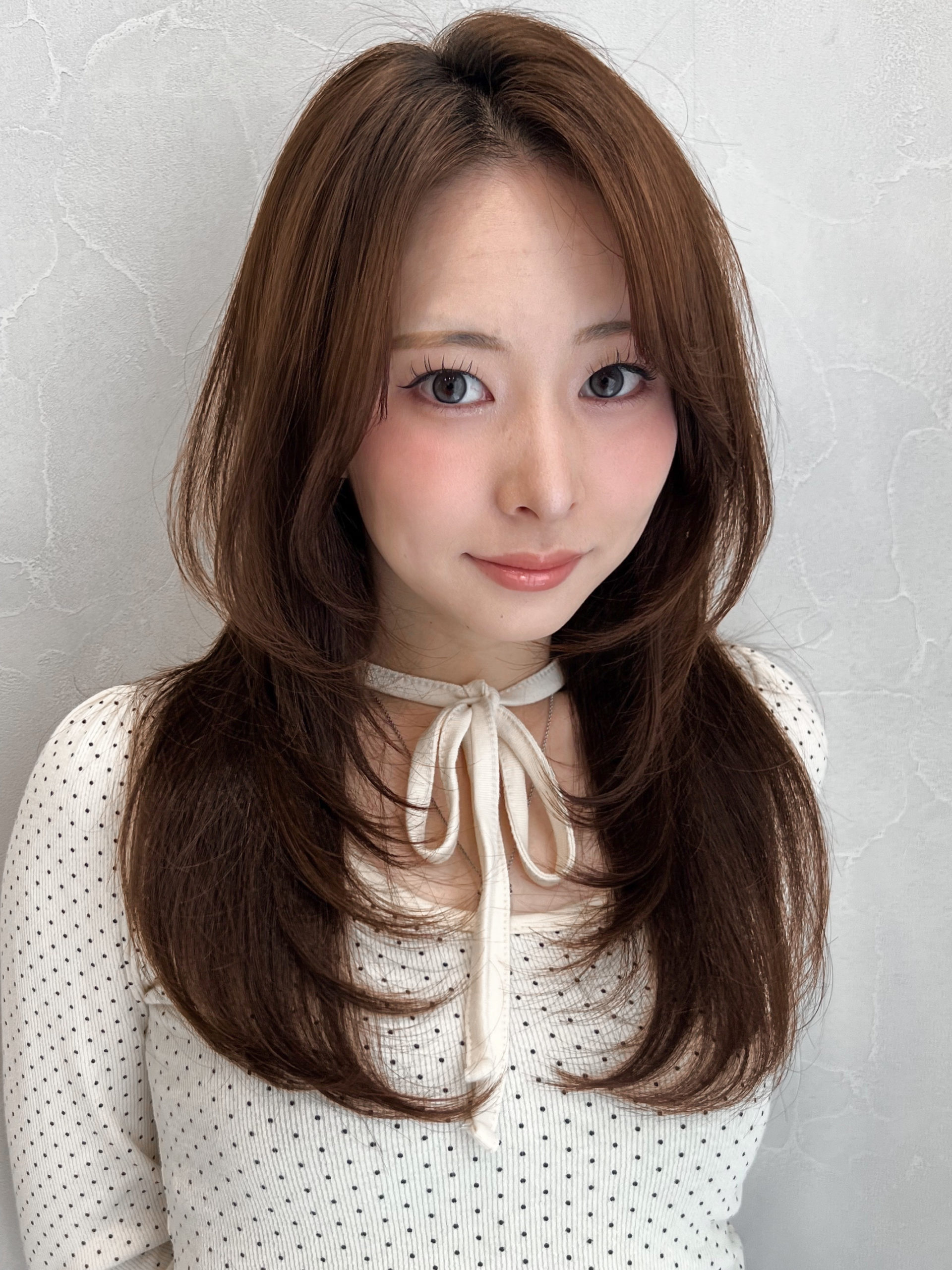 内巻きワンカール簡単スタイリング♪