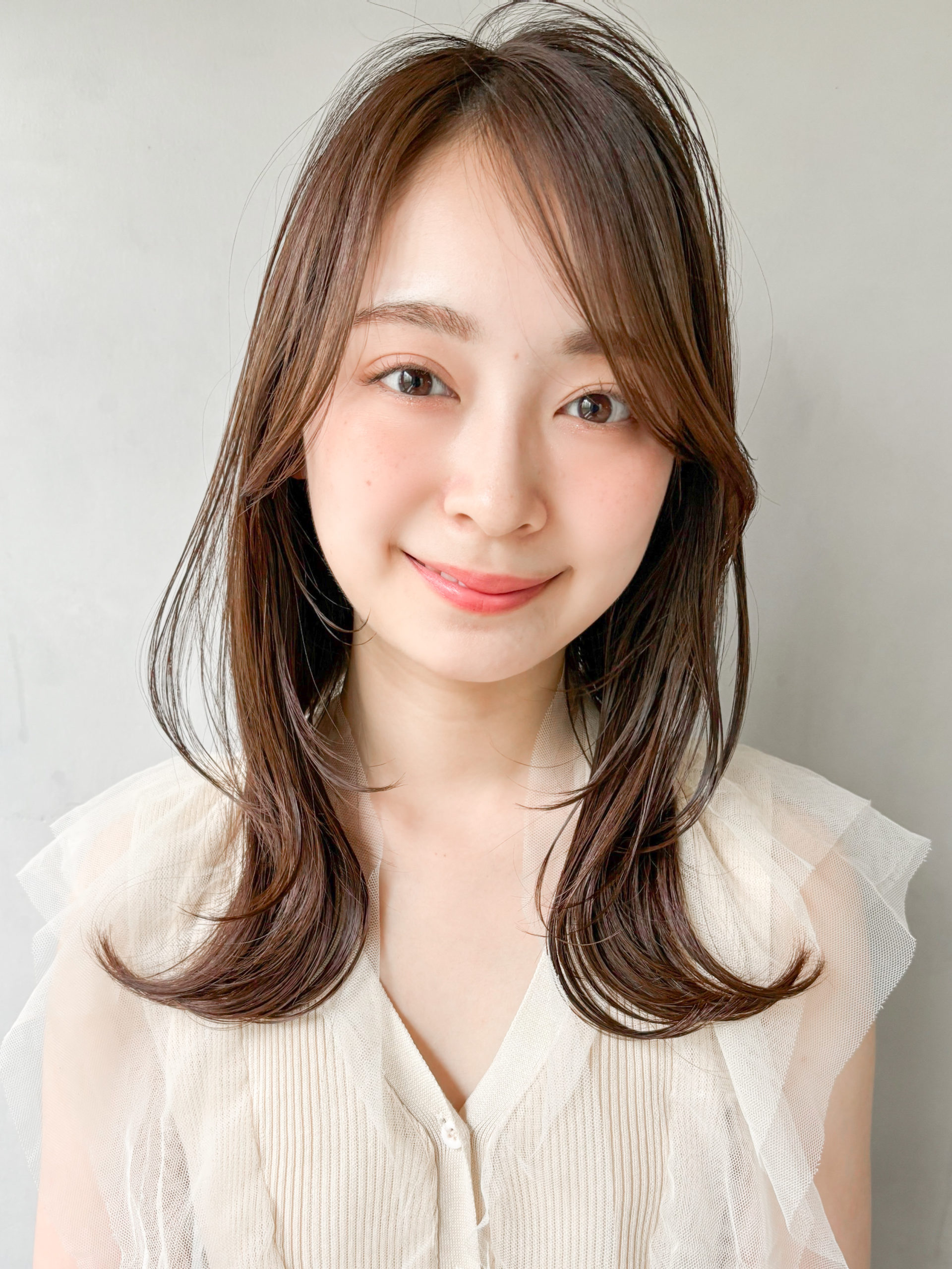 ワンカールでふんわり可愛いレイヤーカット