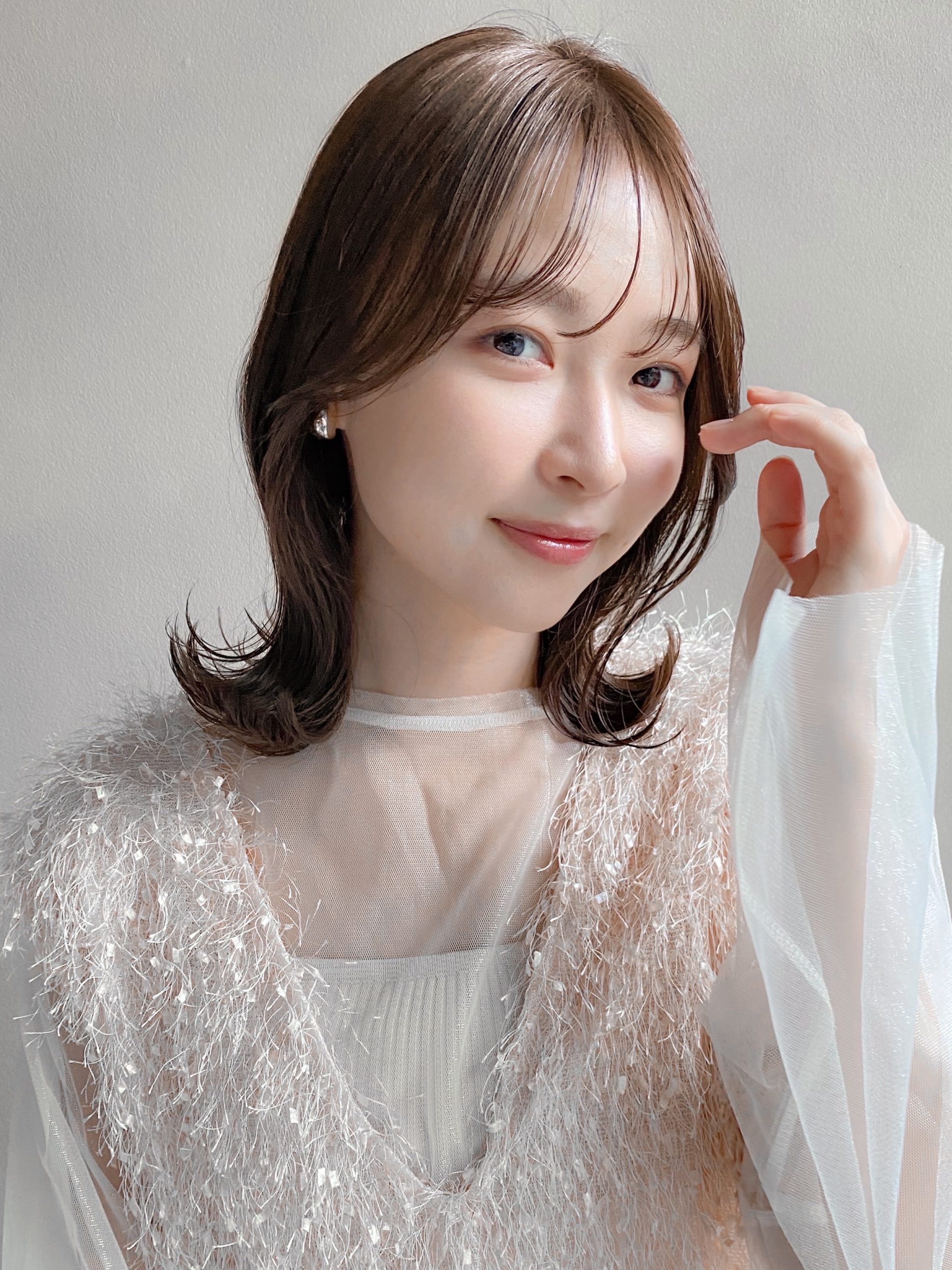 32mmでサラッと巻ける外ハネスタイル！