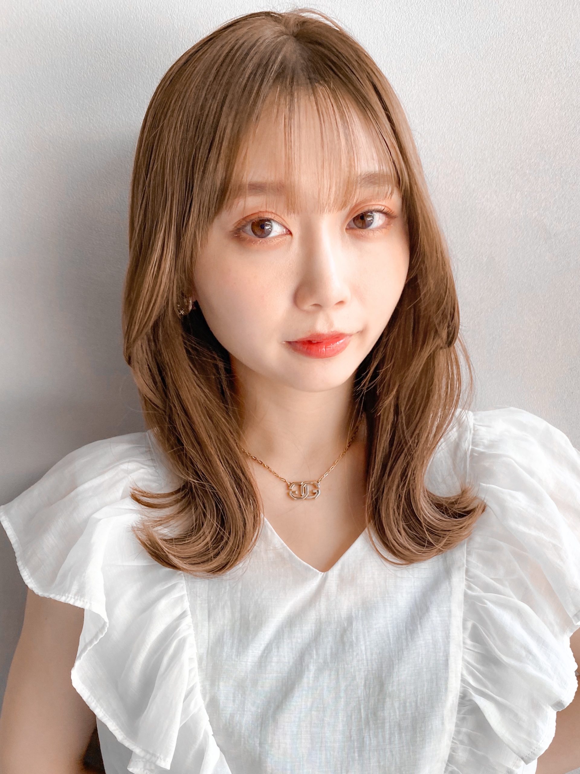 顔周りのレイヤーが可愛い！