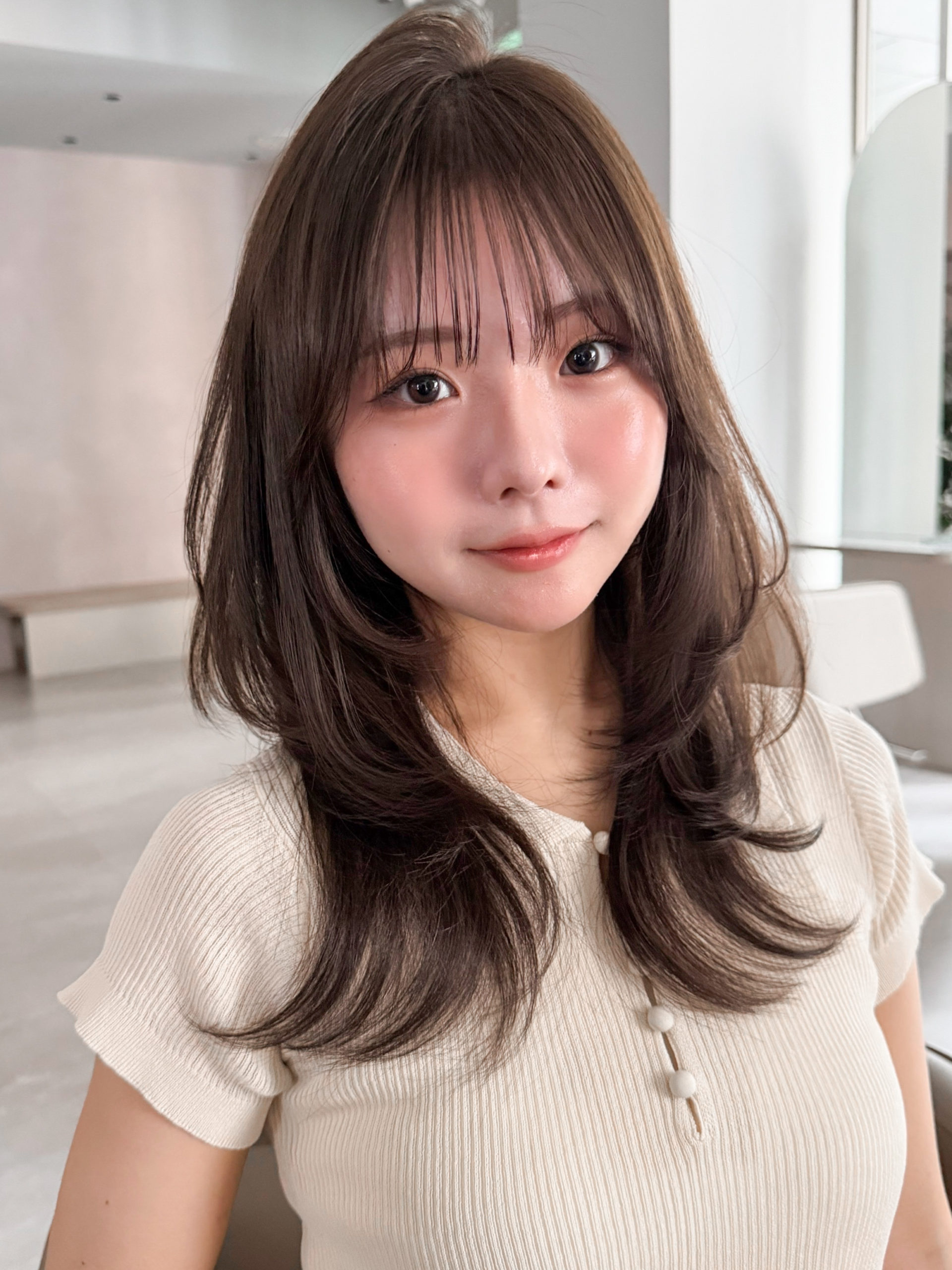 軽さがでるレイヤースタイル♪