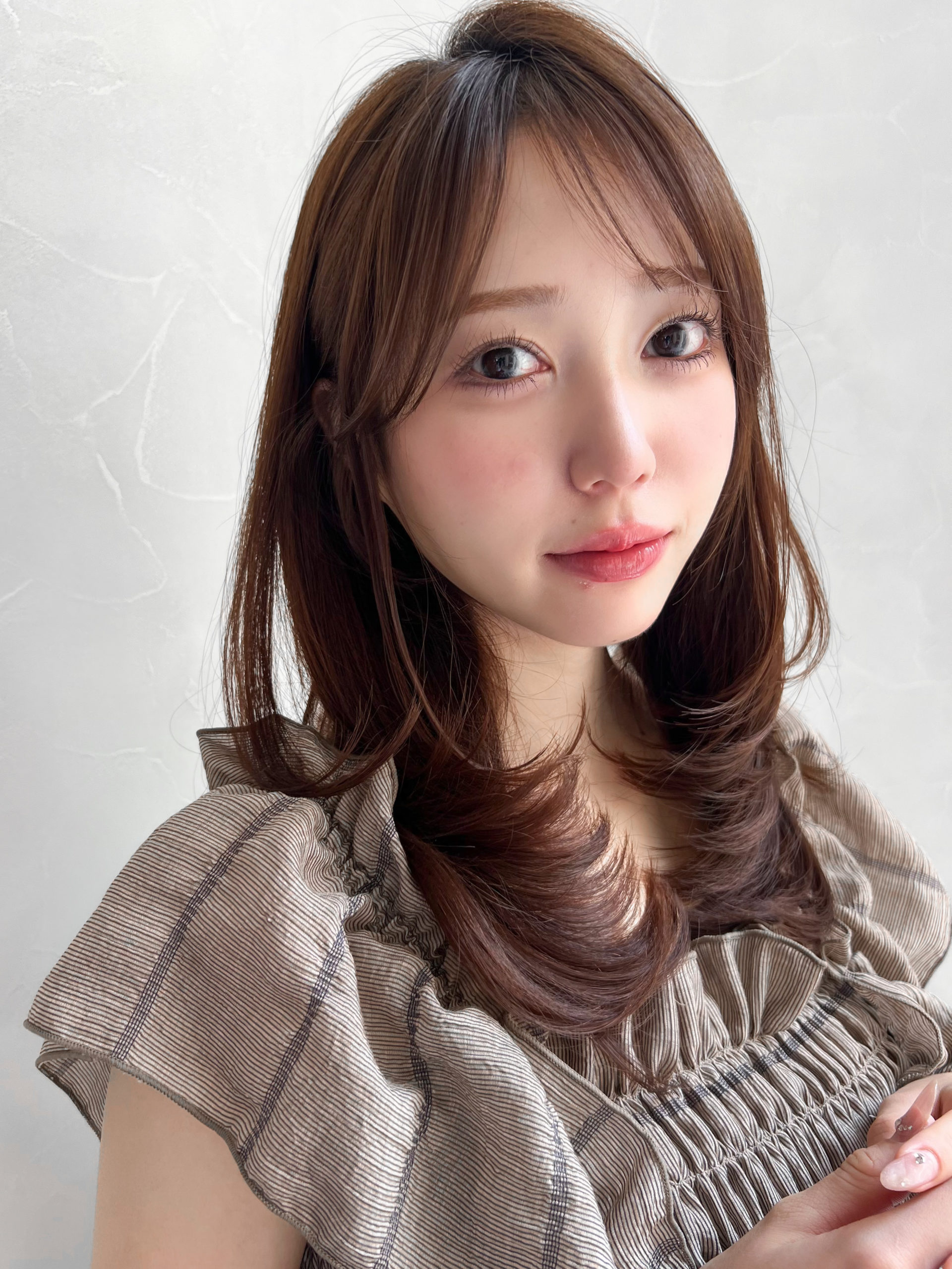 動きとまとまりが整うナチュラルスタイル♪