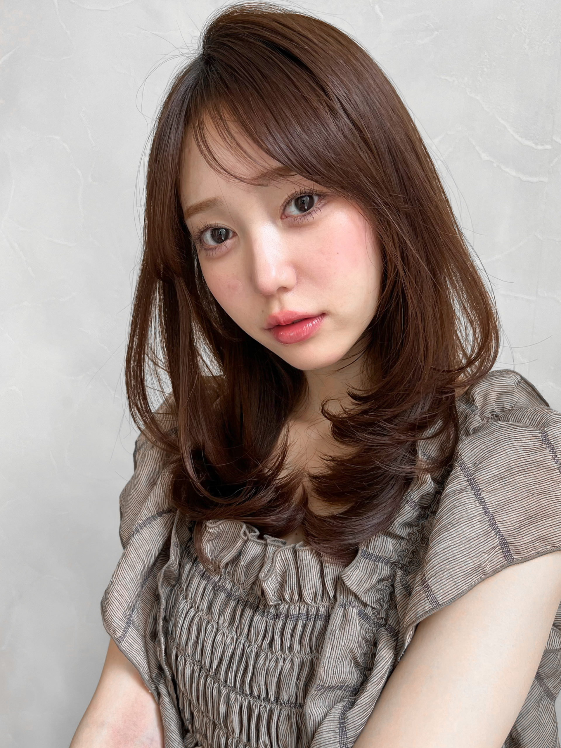 動きとまとまりが整うナチュラルスタイル♪