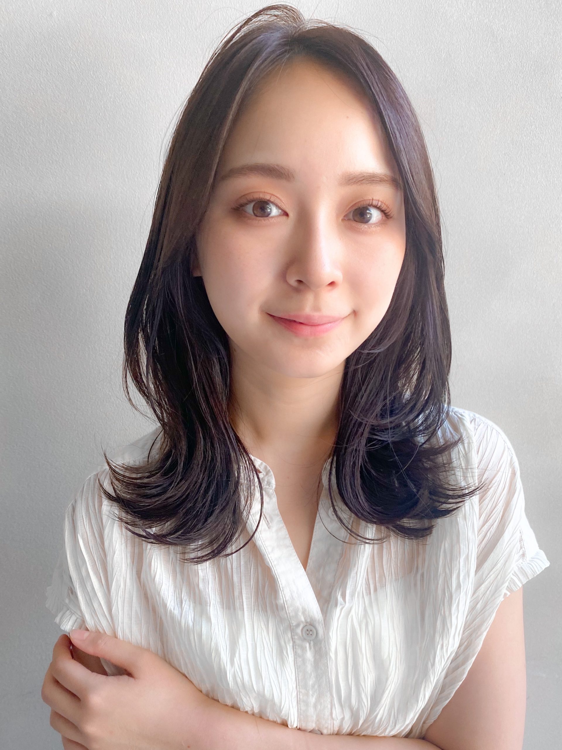 大人可愛いシルエットのくびれヘア！