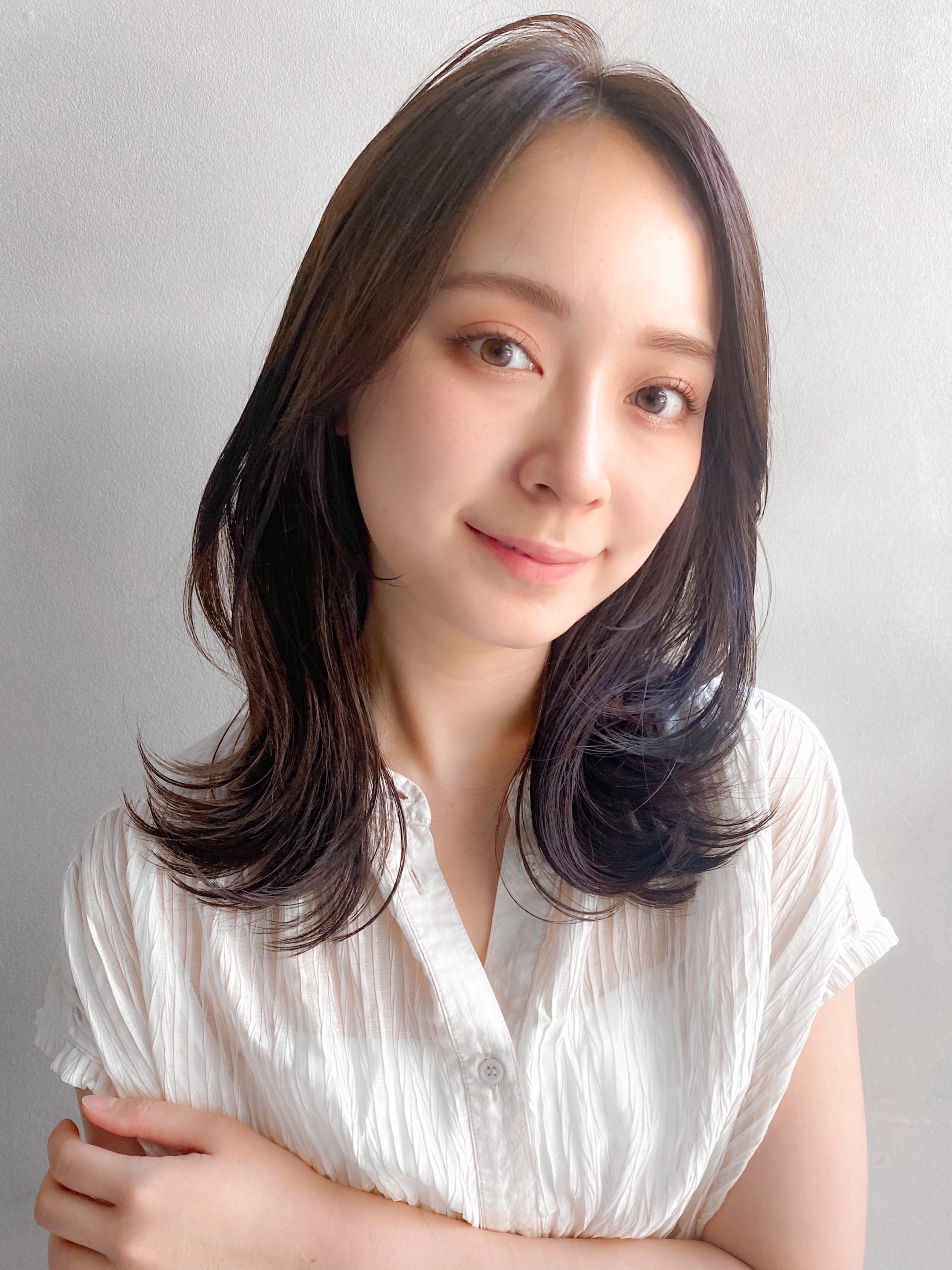 低温デジタルパーマの外ハネスタイル!