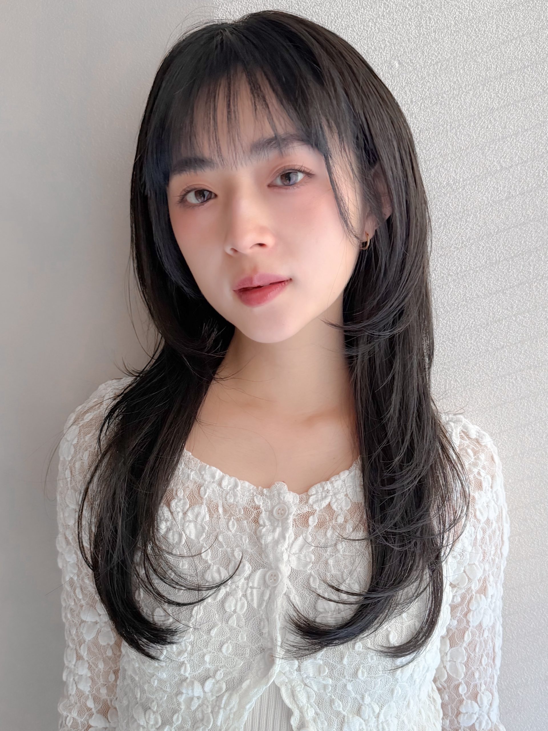 セミロングのレイヤーカット！