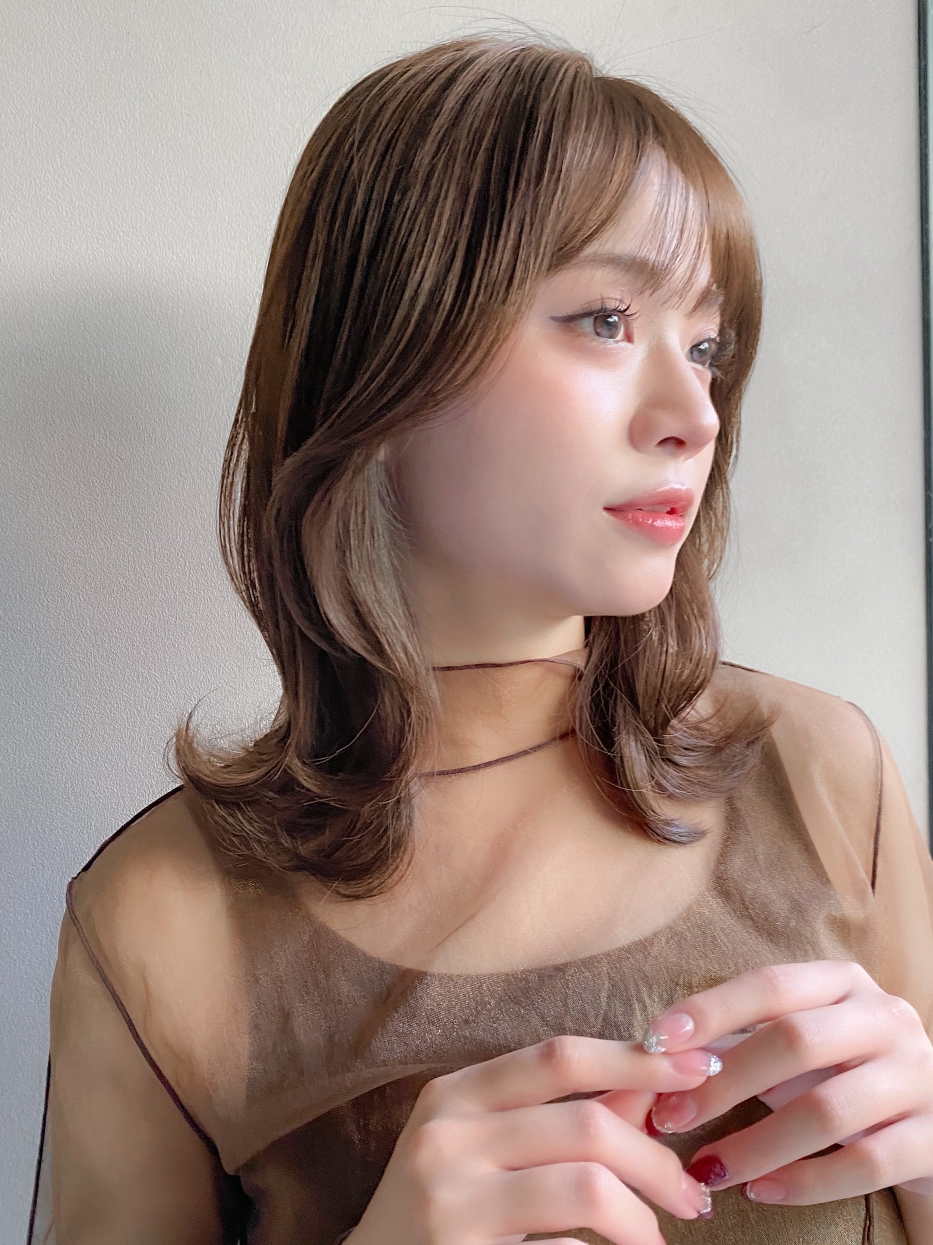 ミディアムレイヤースタイル！