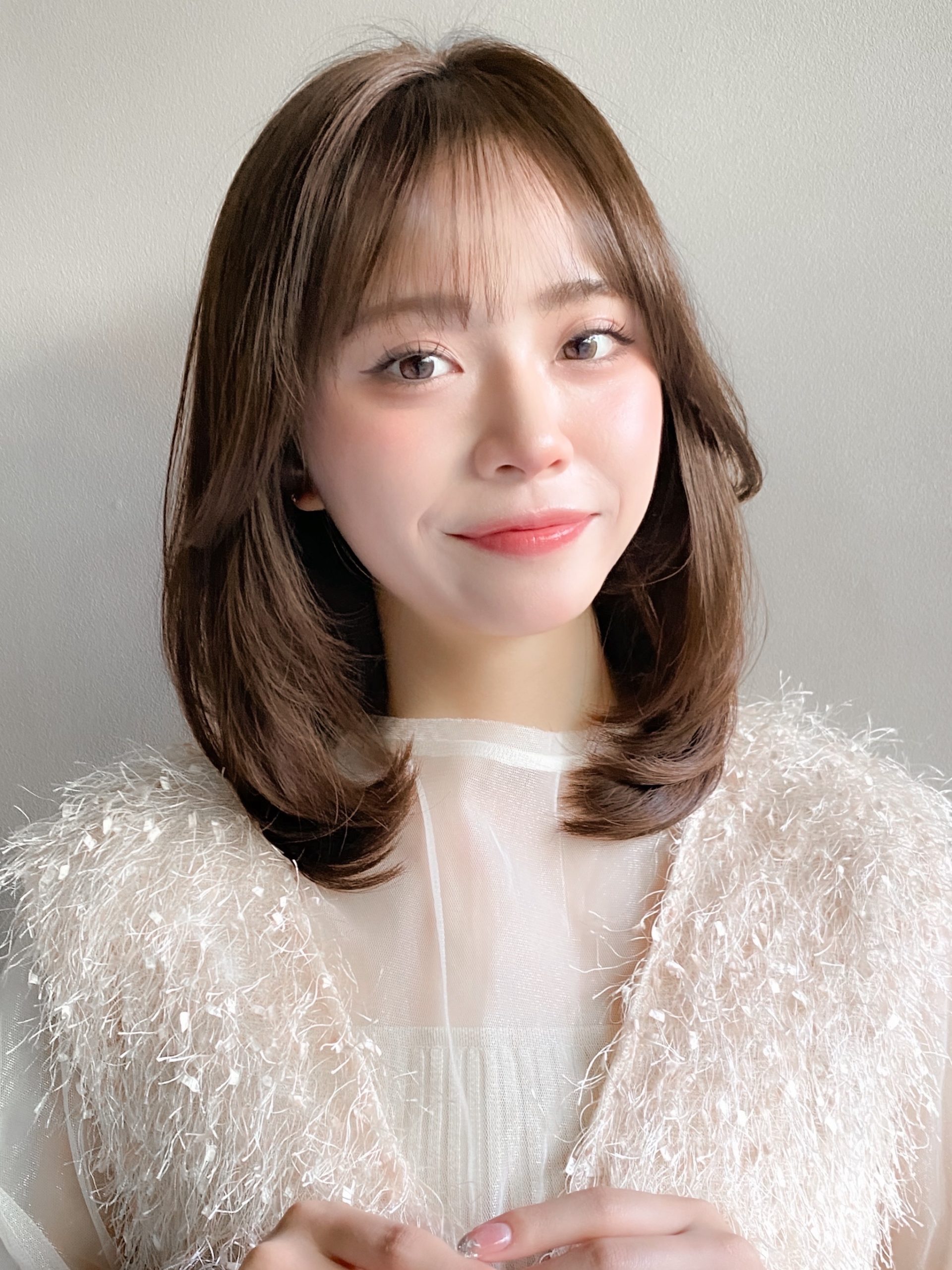 ふんわりミディアムレイヤー！