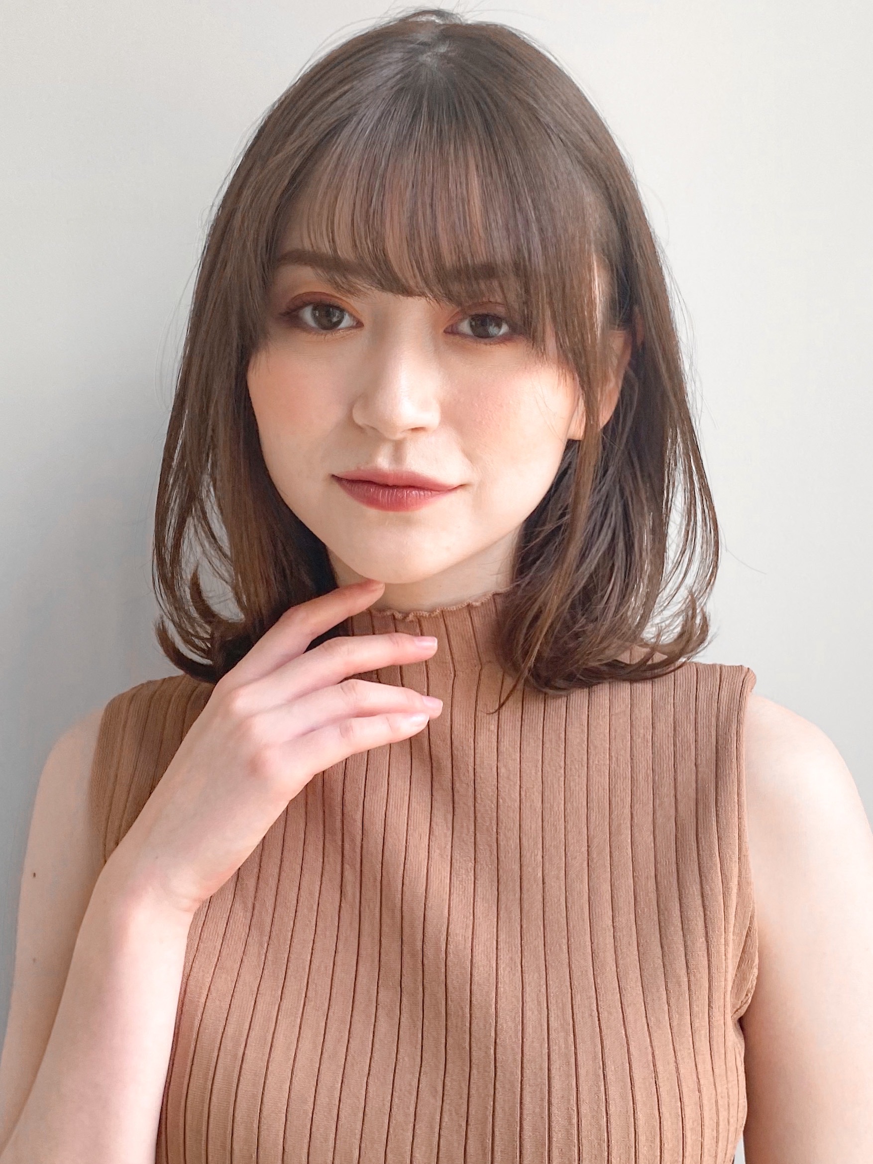 肩で跳ねるくびれヘア♪