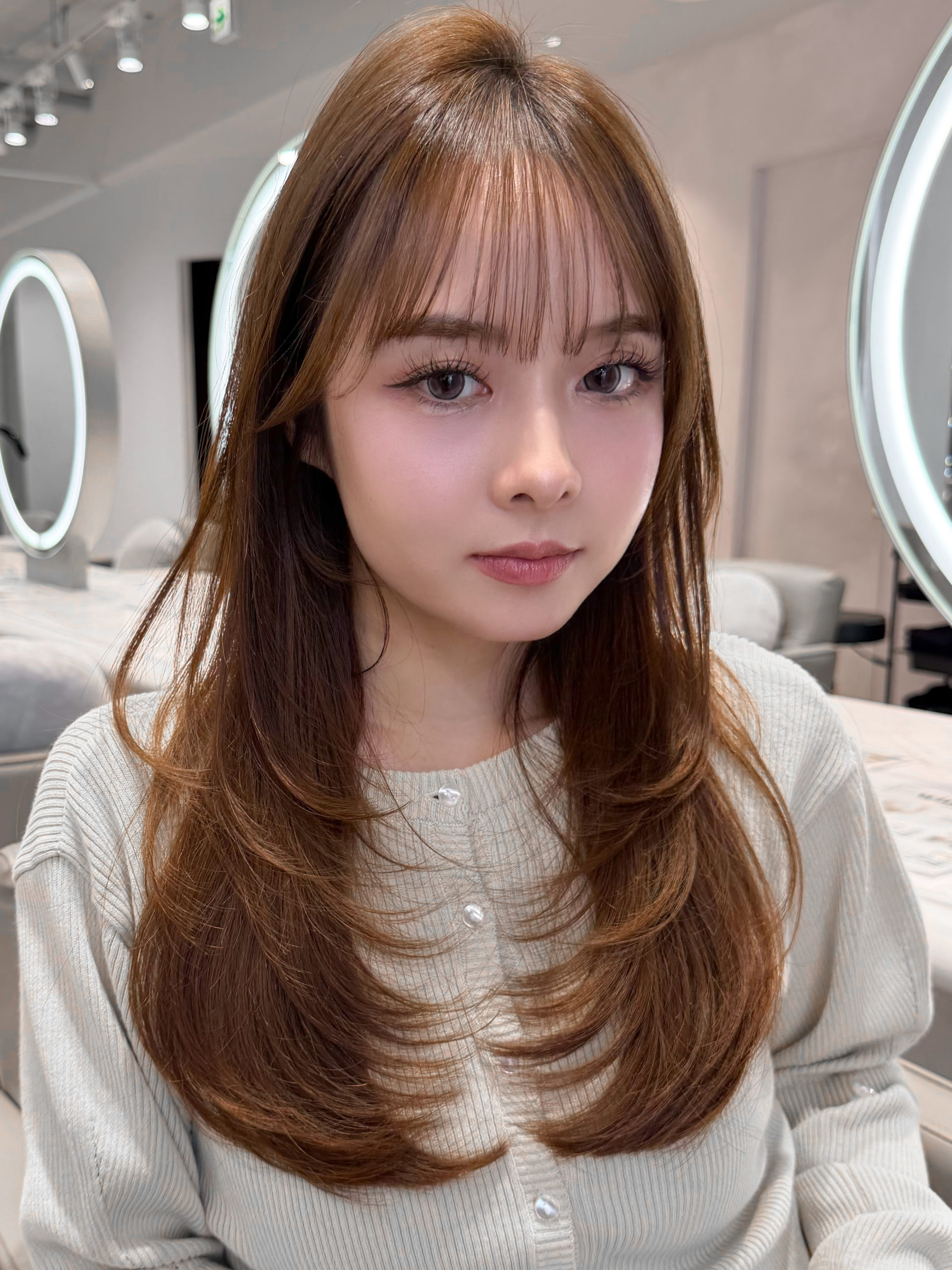 巻きすぎないのが、今ちょうどいい♪