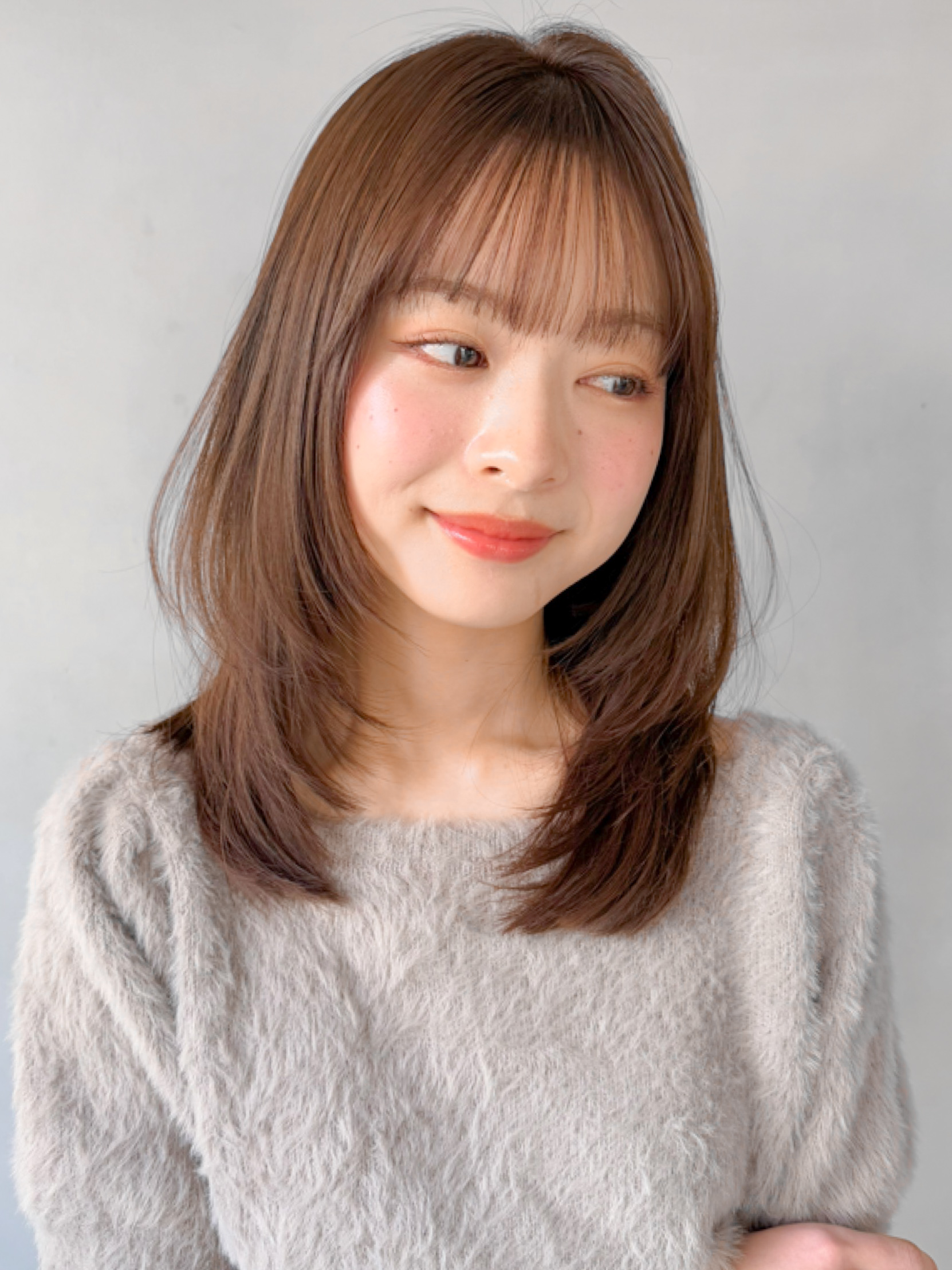 内巻きレイヤースタイル♪