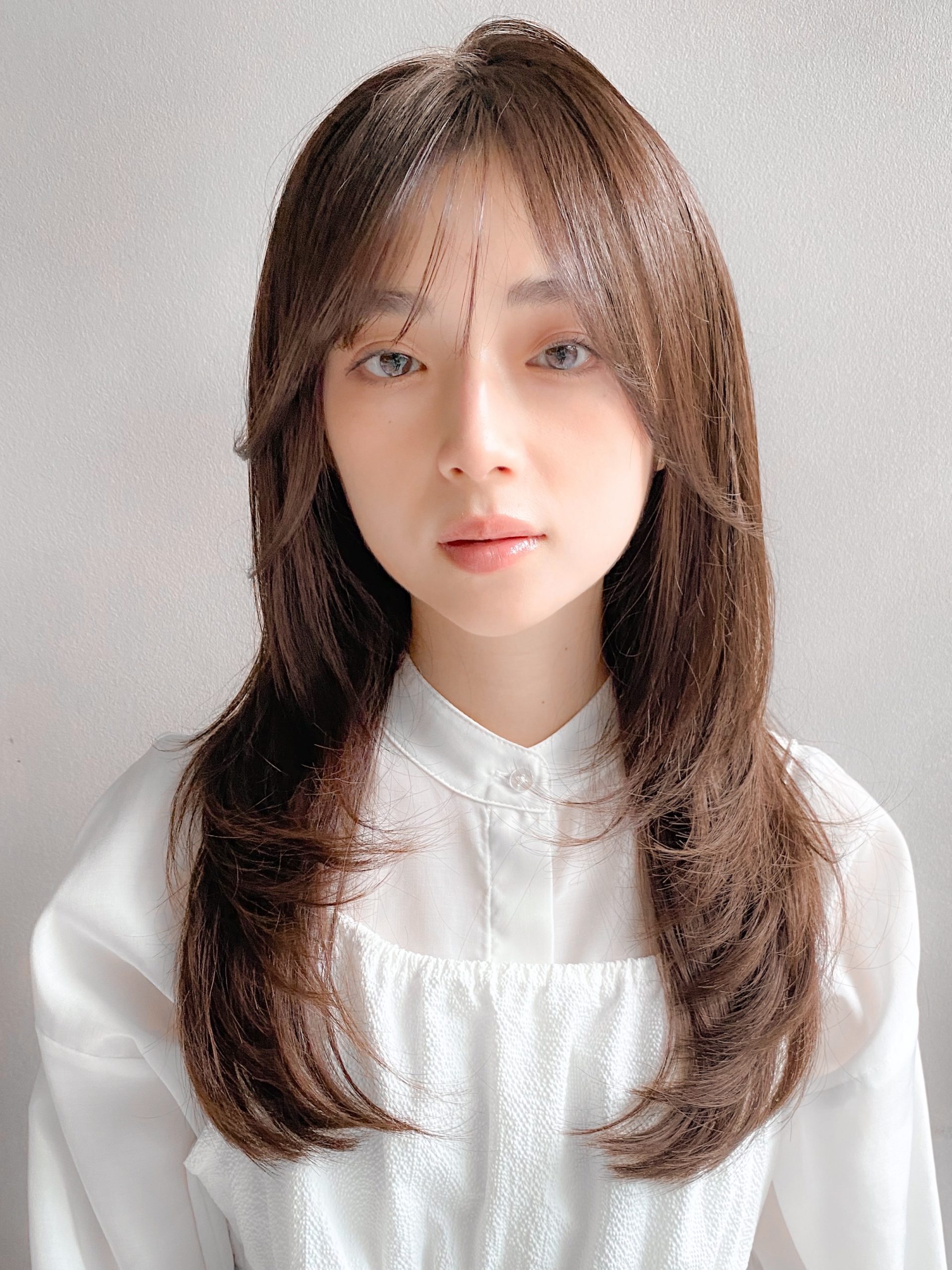 セミロングのレイヤースタイル♪♪