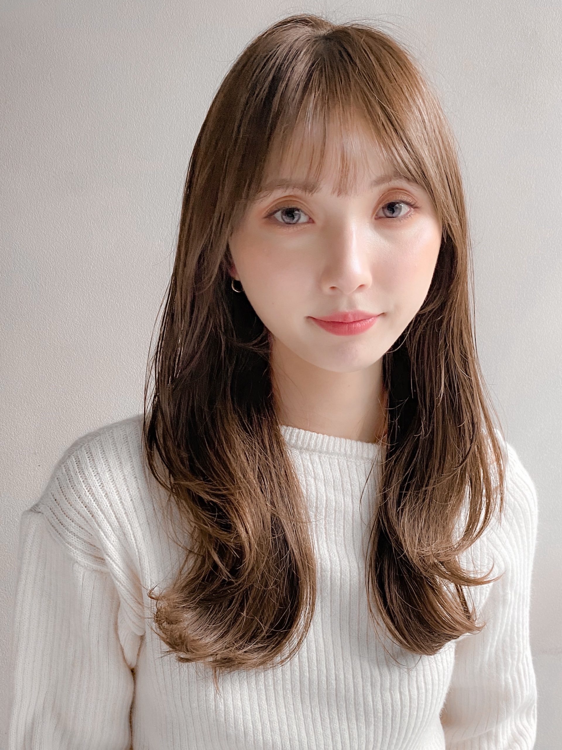 セミロングのワンカールスタイル♪♪