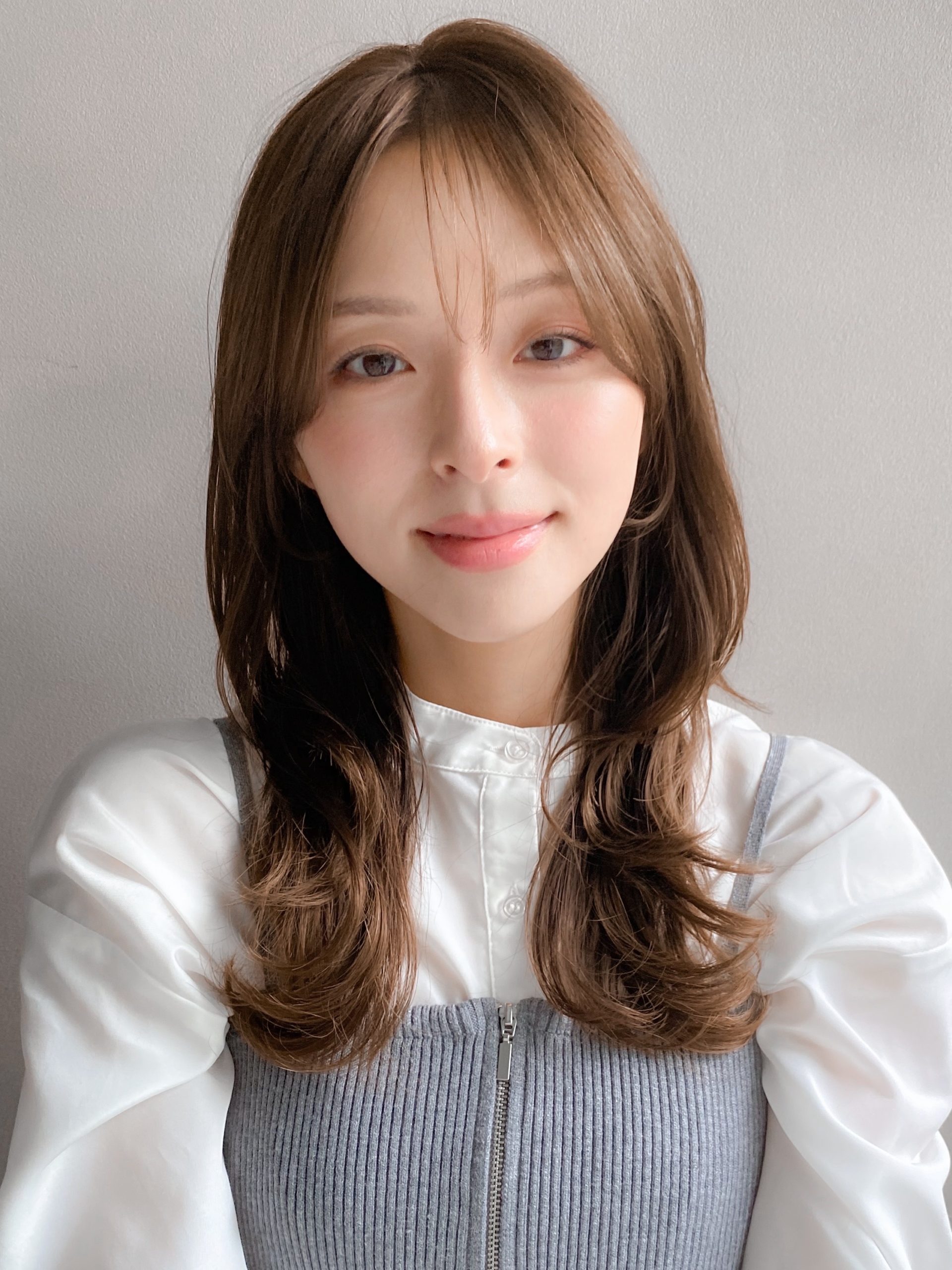 セミロングのレイヤースタイル♪♪