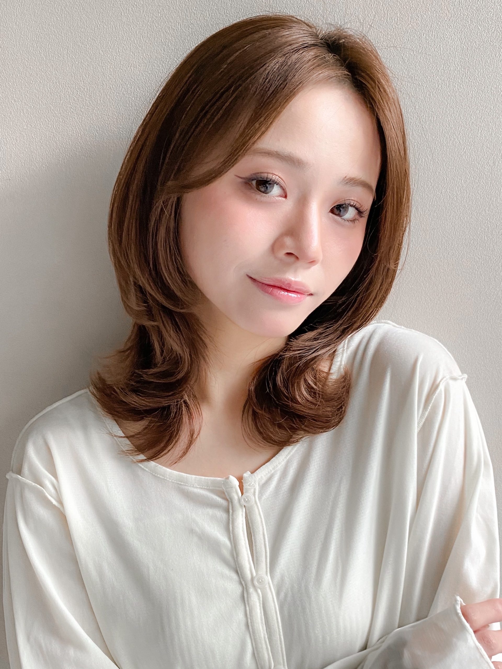 ふんわりシルエットのくびれヘア!