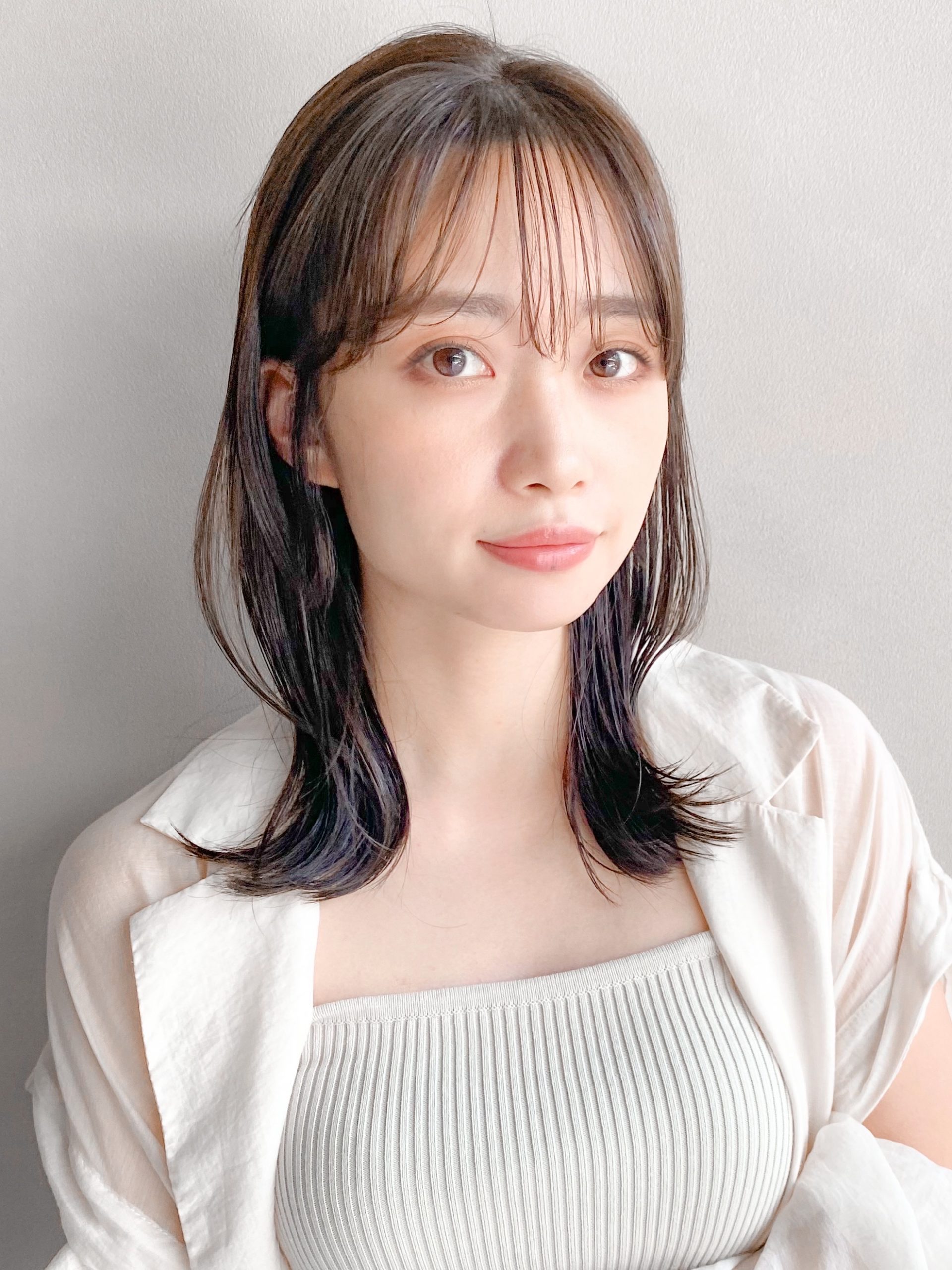 ふんわりシルエットのくびれヘア！