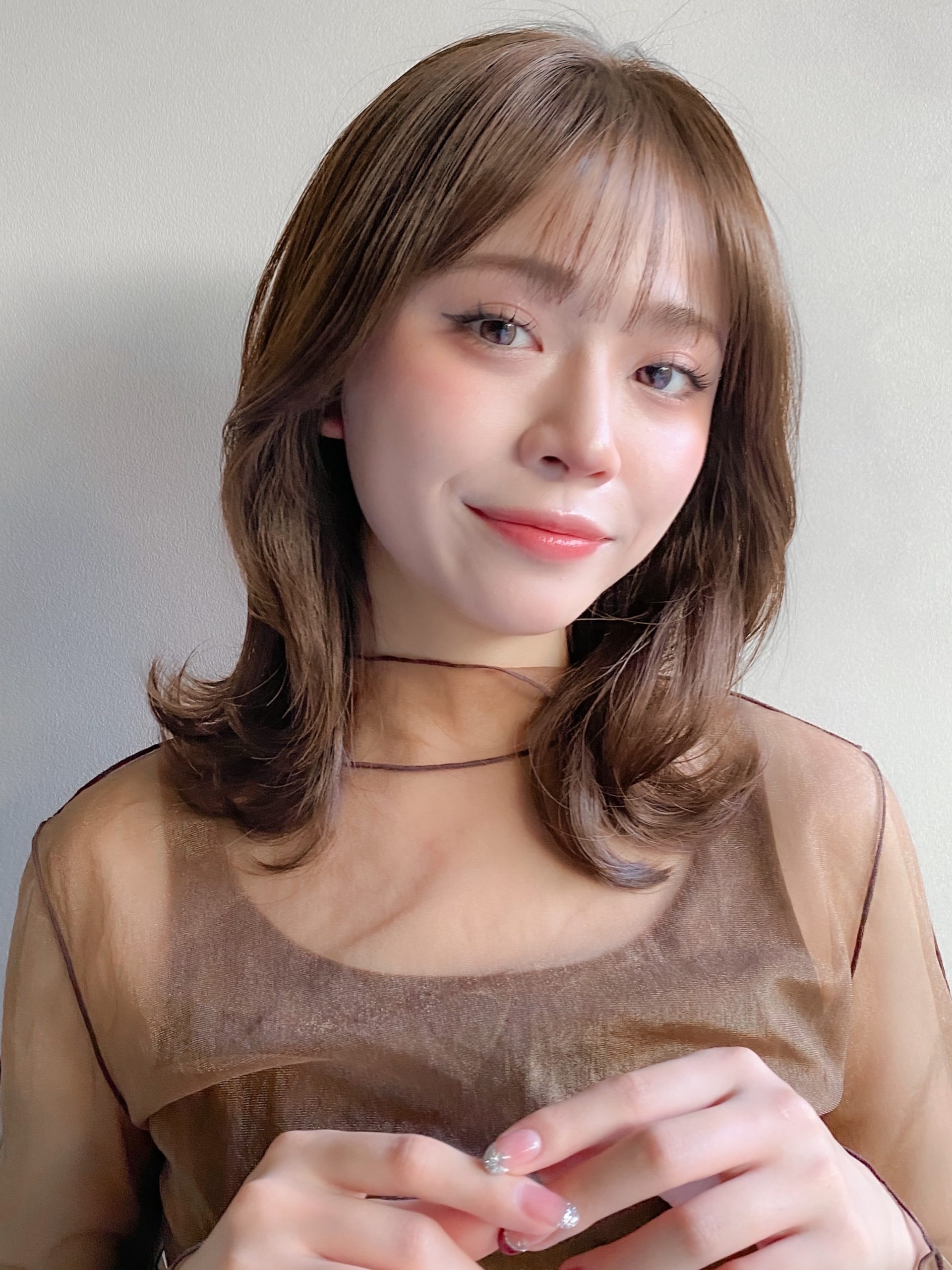 ミディアムレイヤースタイル!