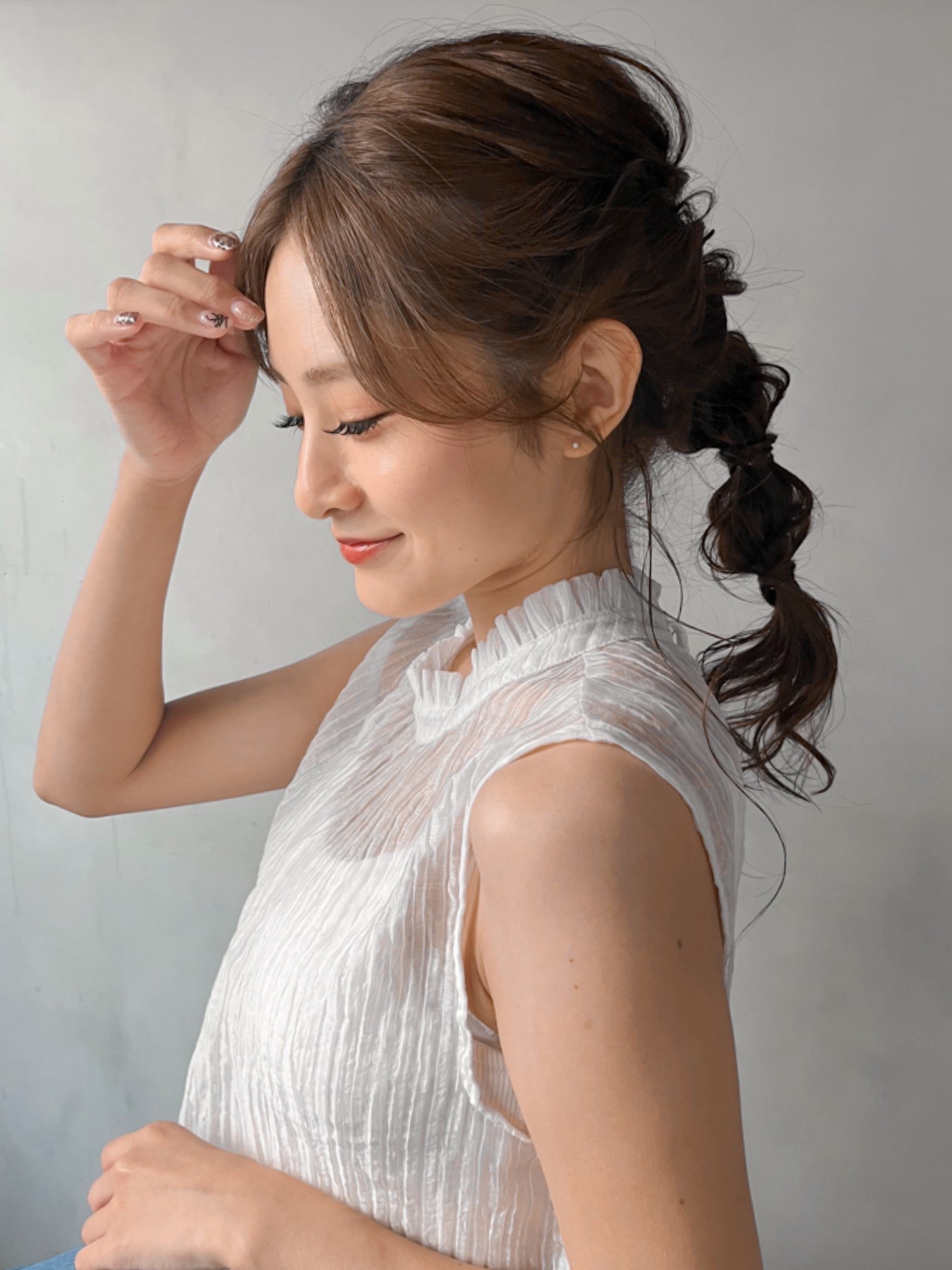 あみおろしヘアアレンジ!