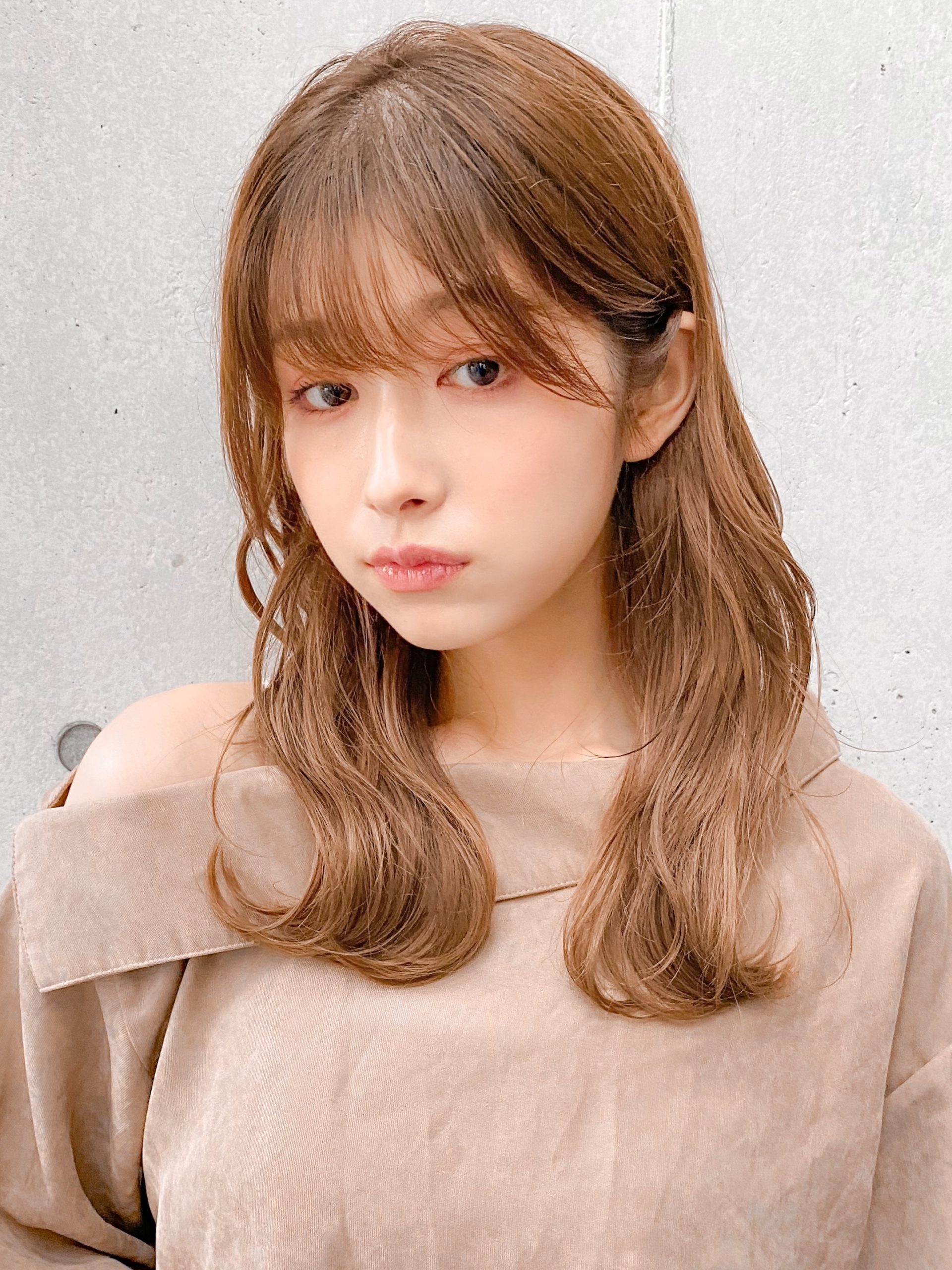 セミロングのふんわりスタイル！