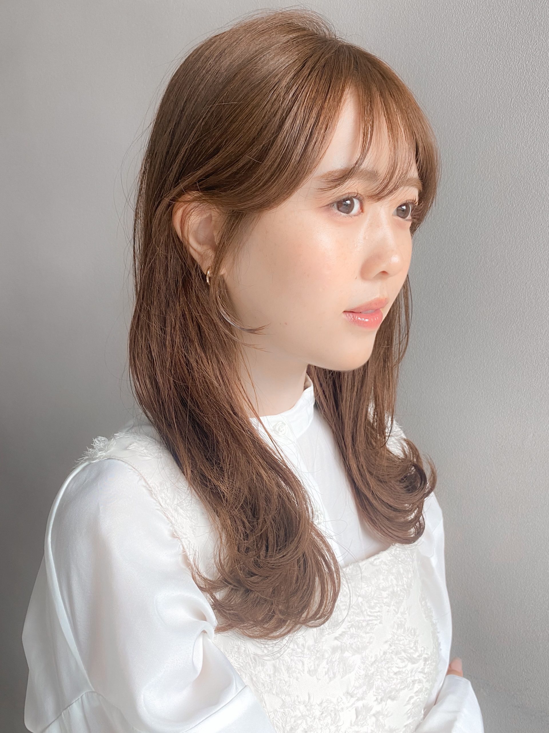 かわいい耳かけスタイル！