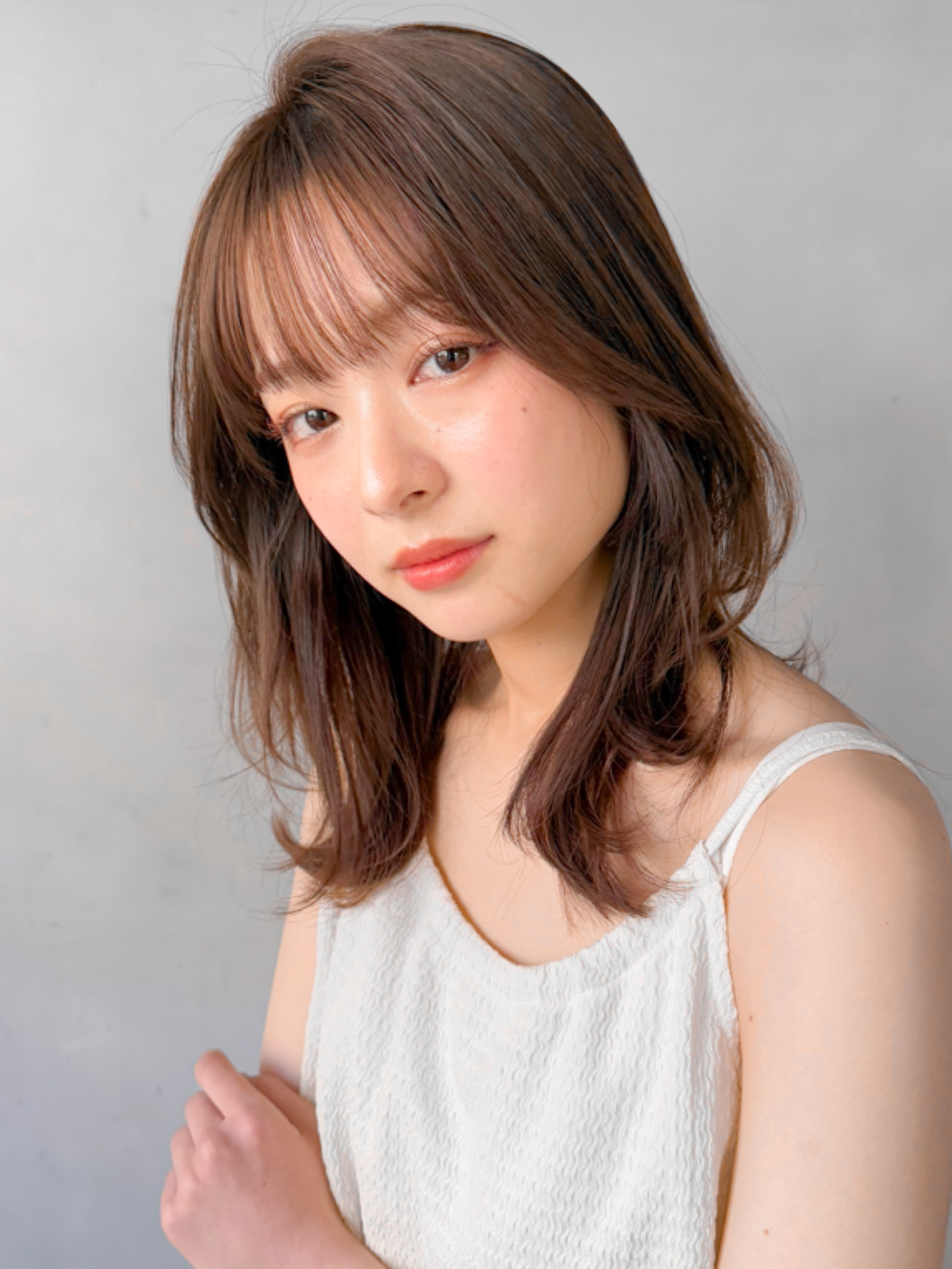 くびれミディアムで小顔に♪