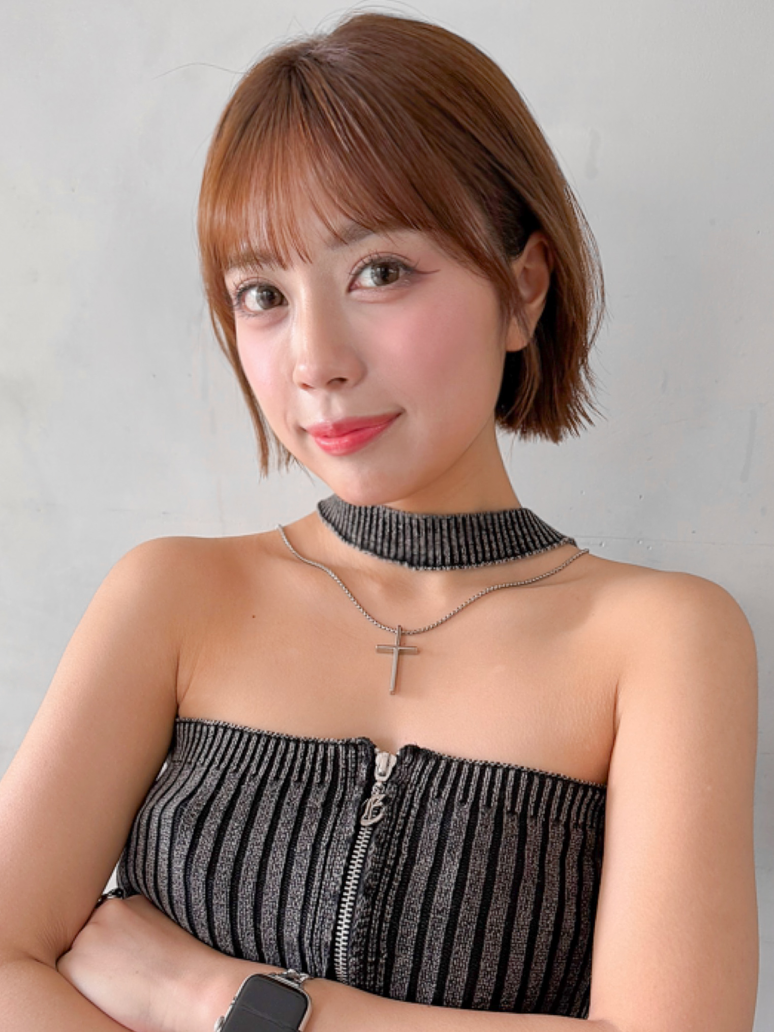 韓国風ボブスタイル!