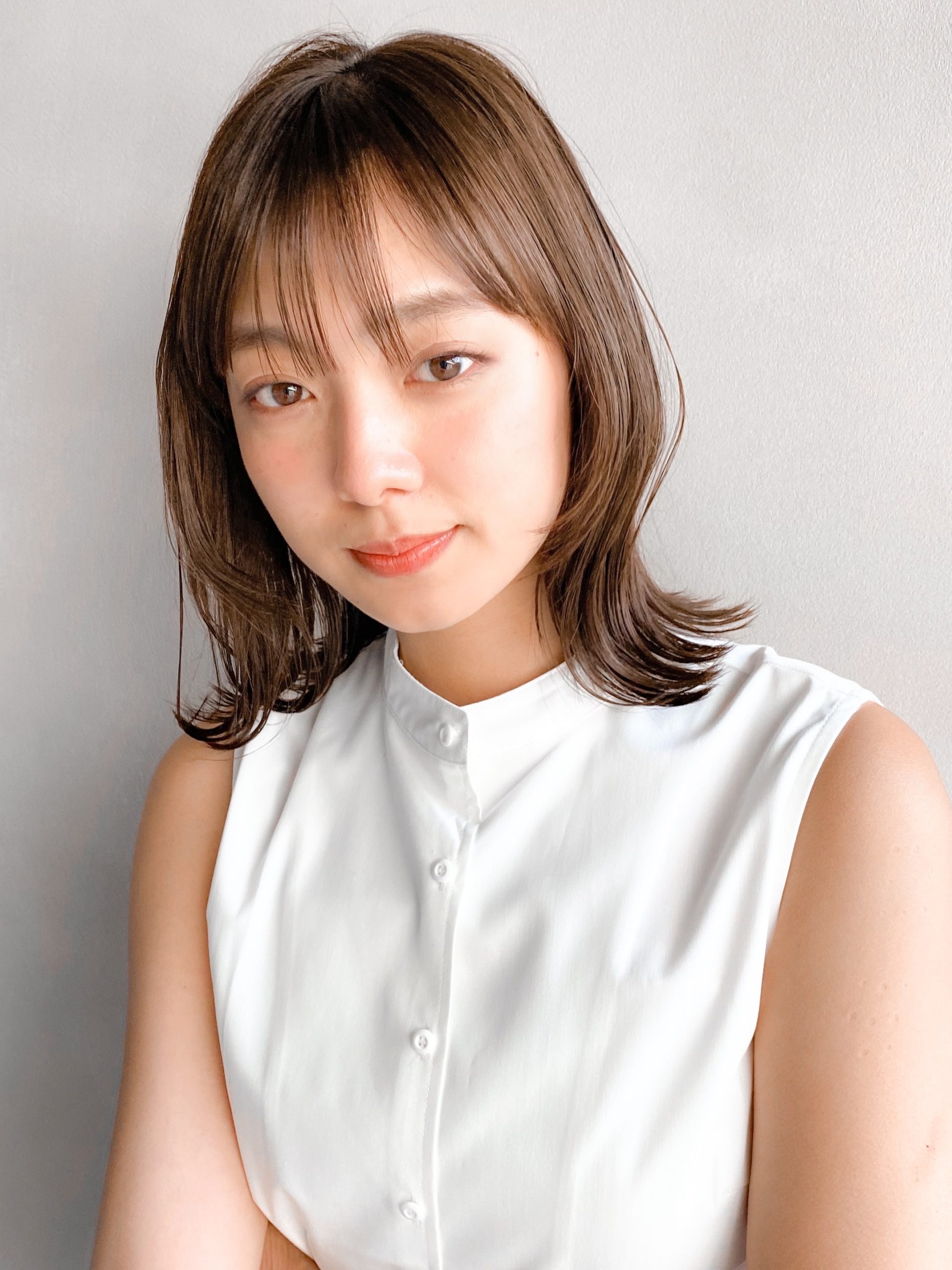 顔周りレイヤースタイル！